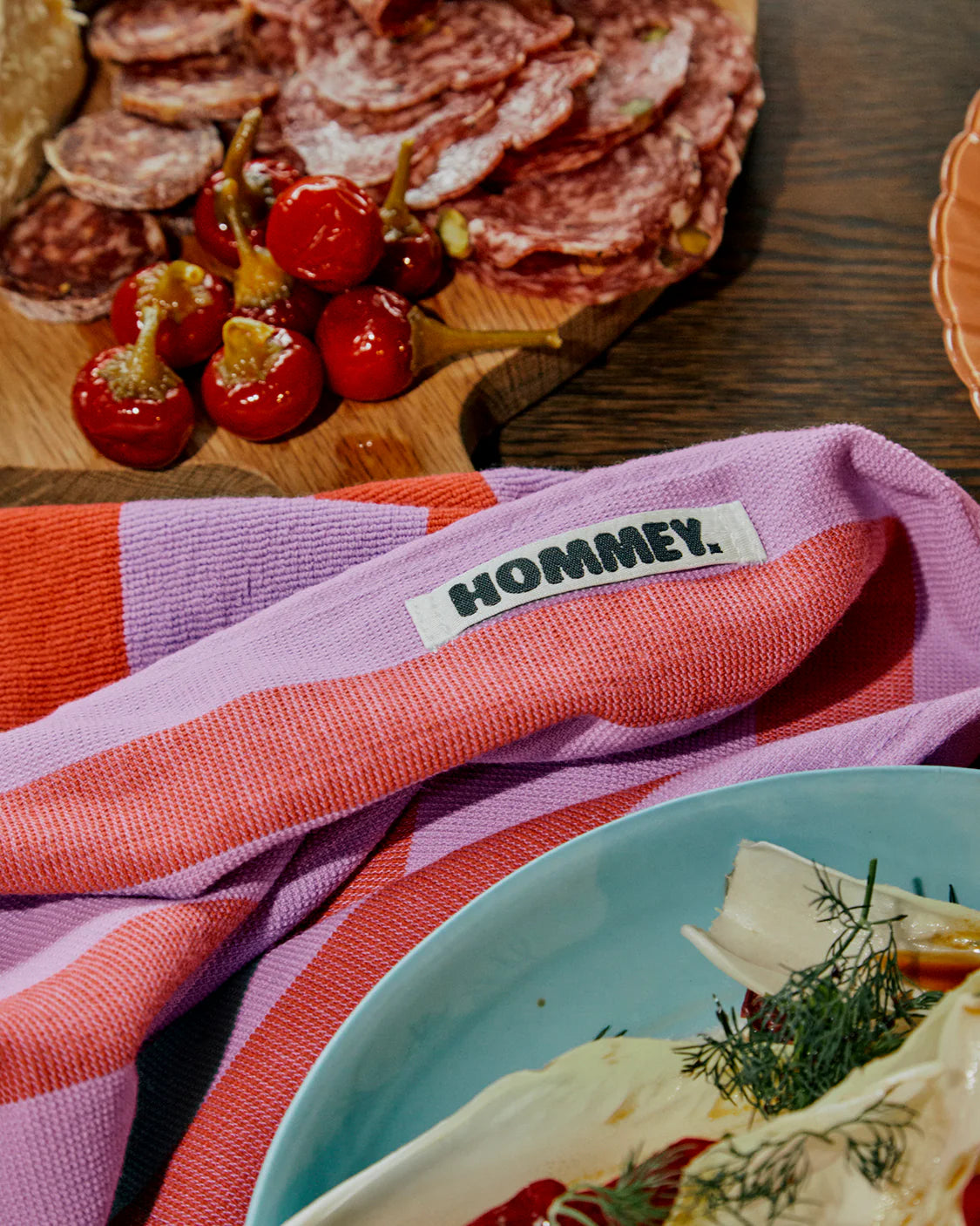 Hommey Tea Towel Grapefruit