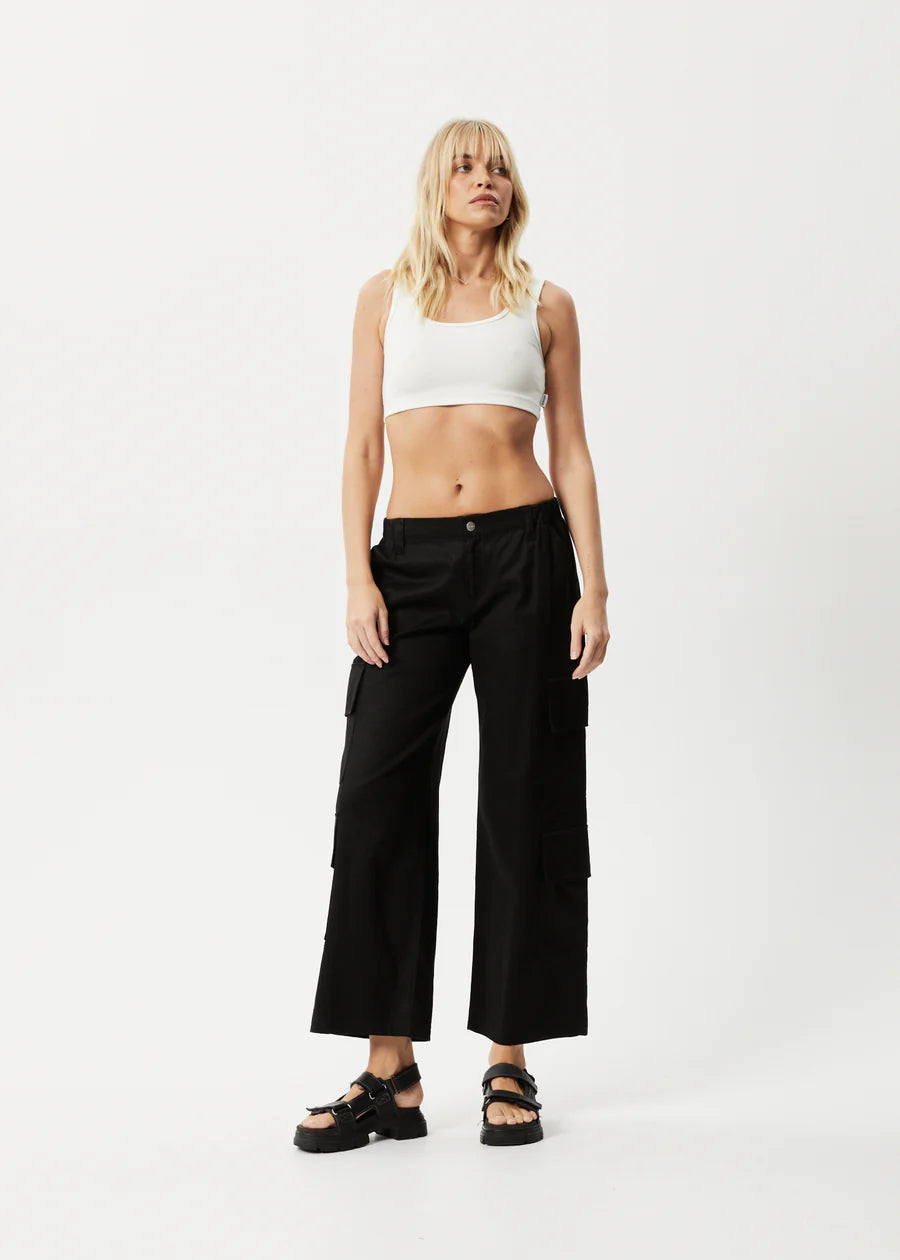 MIDNIGHT CARGO PANTS | BLACK