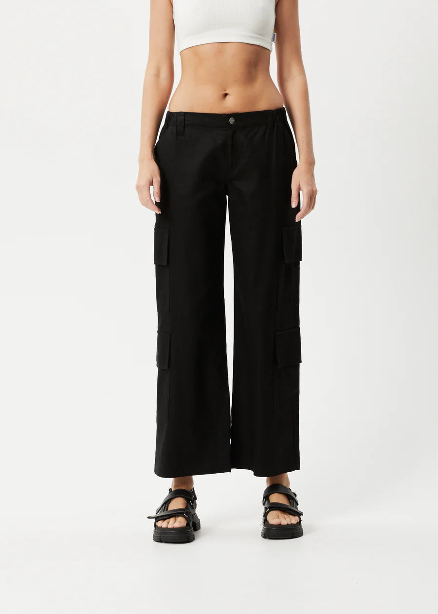 MIDNIGHT CARGO PANTS | BLACK