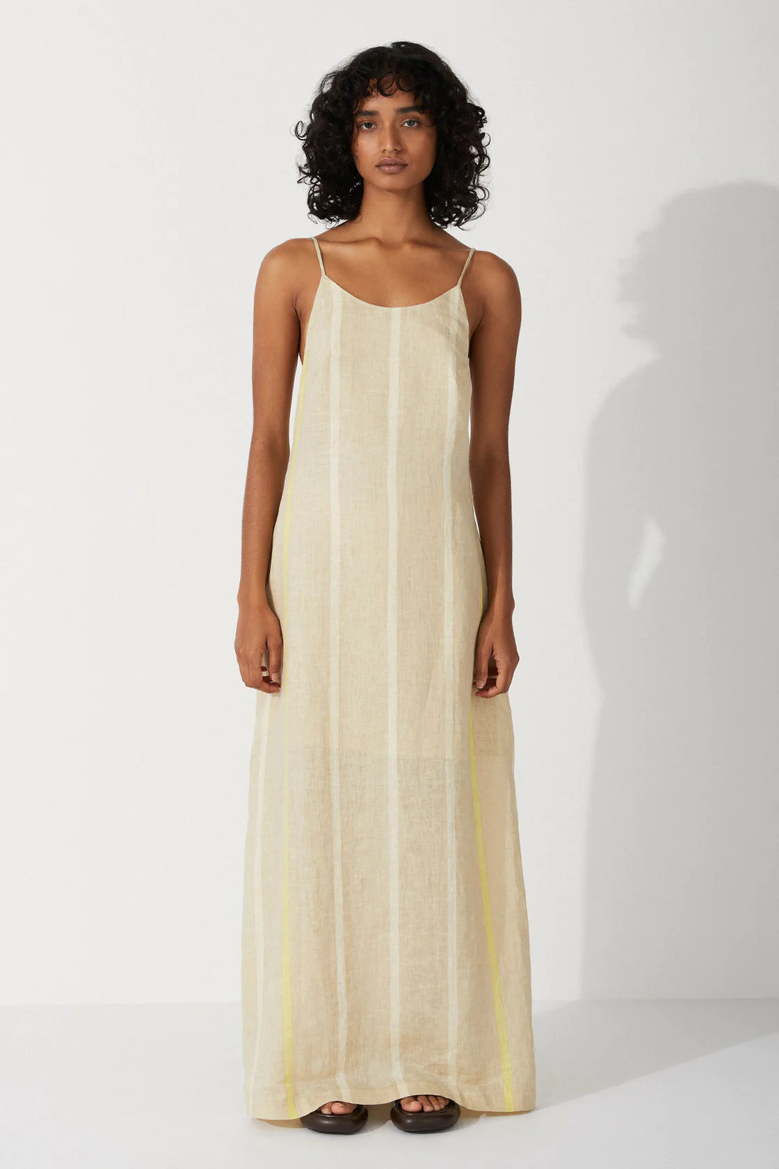 CITRUS STRIPE LINEN DRESS | CITRUS