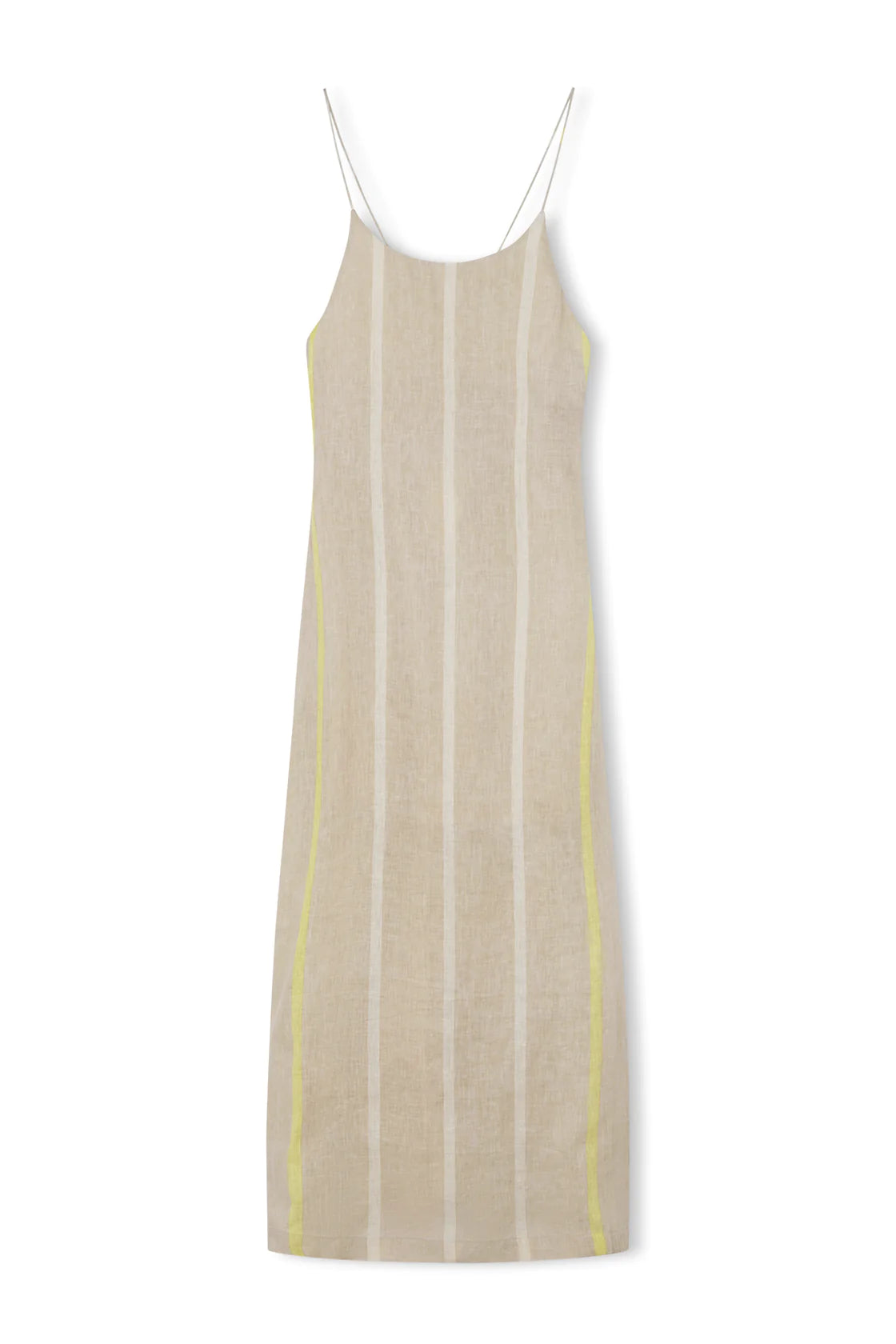 CITRUS STRIPE LINEN DRESS | CITRUS