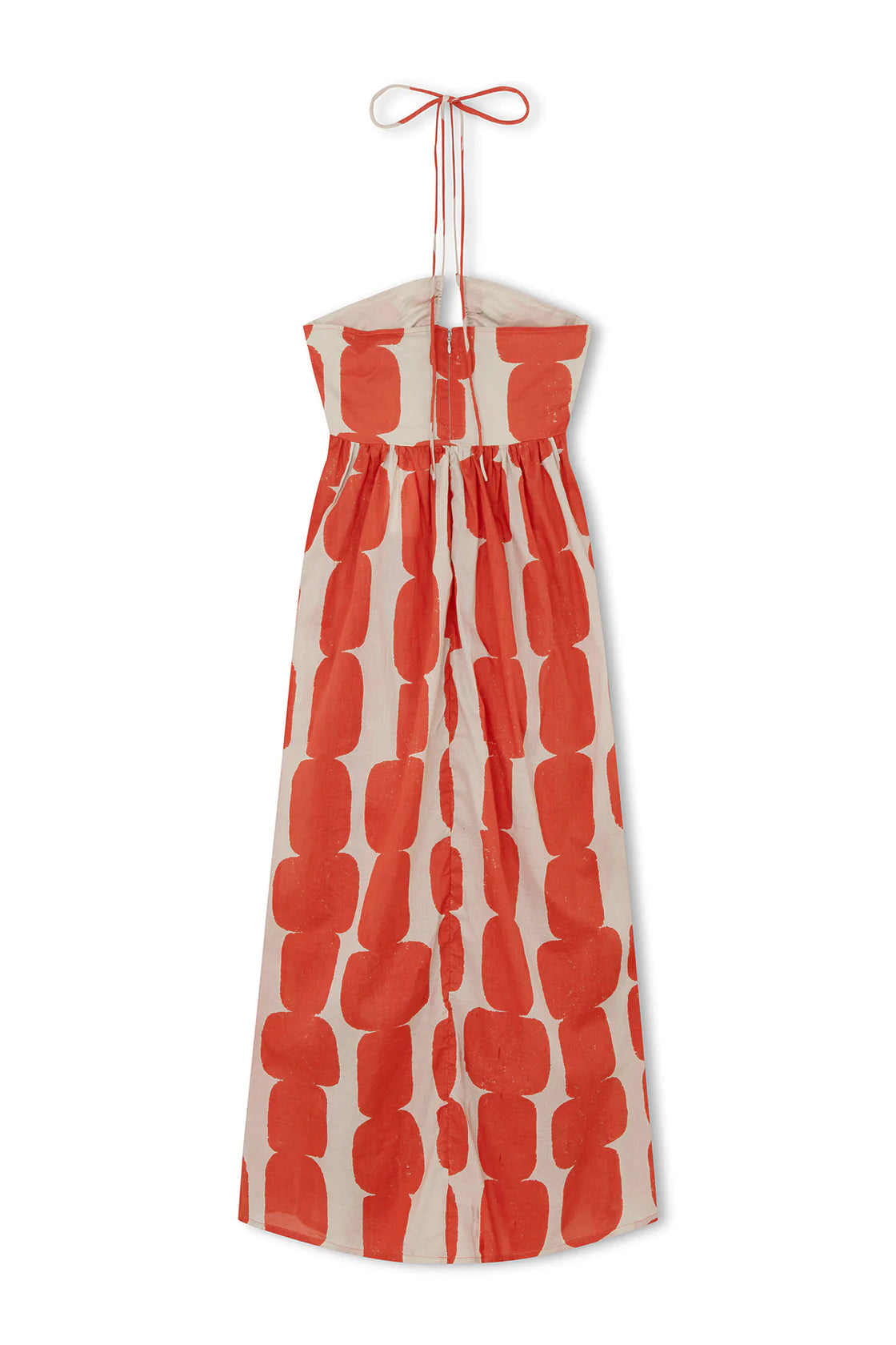 ORGANIC COTTON HALTER DRESS | BLOCK