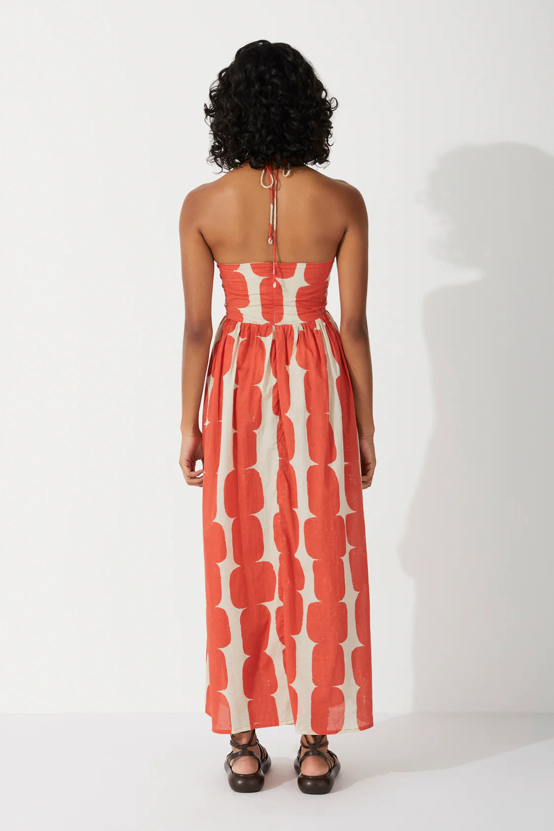 ORGANIC COTTON HALTER DRESS | BLOCK