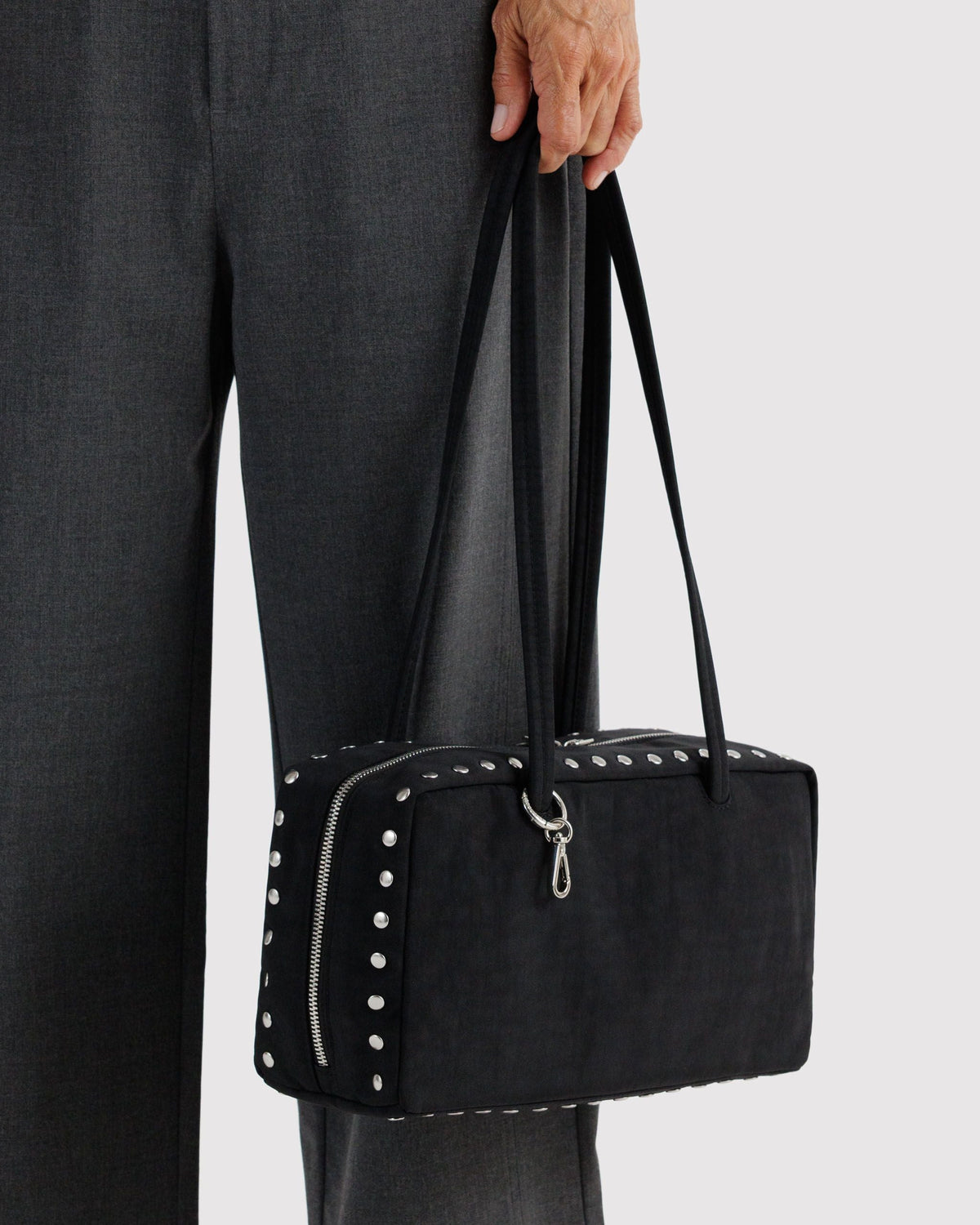 Baggu Nylon Bowler Bag Studs 3