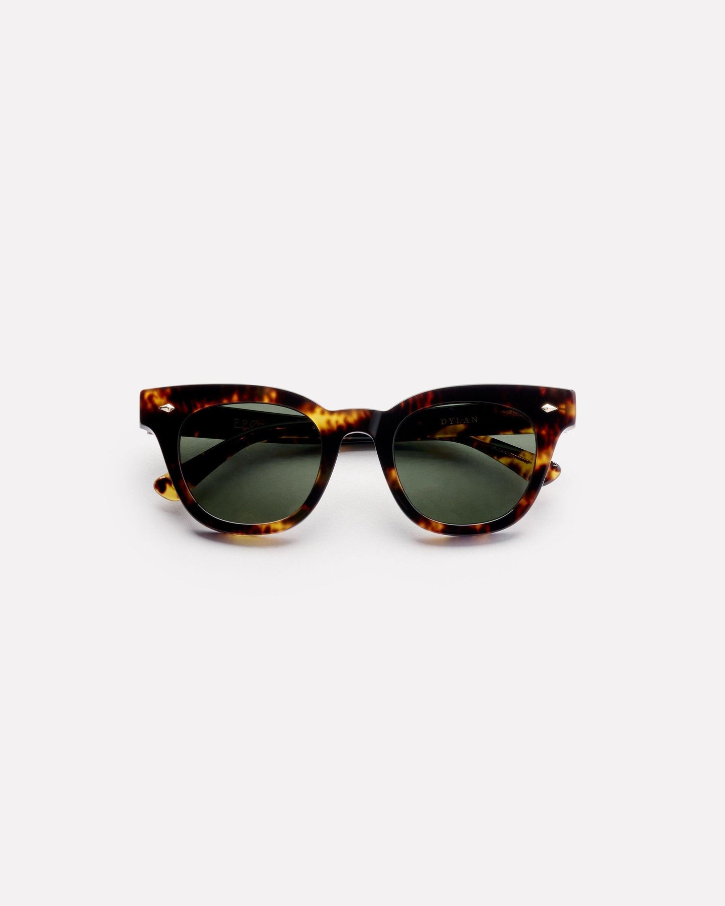 Dylan - Tortoise Polished / Green Polarized - Sunglasses - EPOKHE EYEWEAR