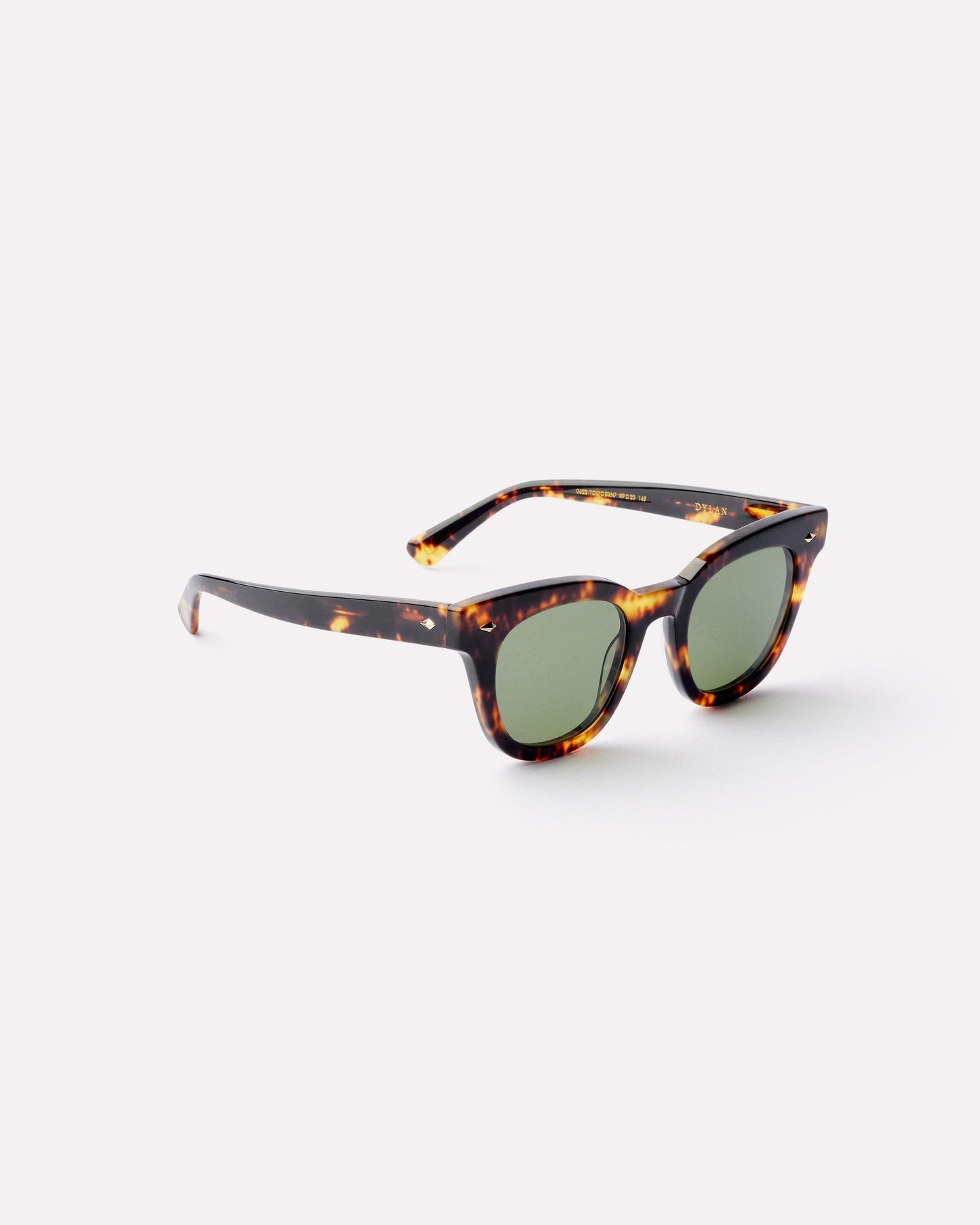 Dylan - Tortoise Polished / Green Polarized - Sunglasses - EPOKHE EYEWEAR