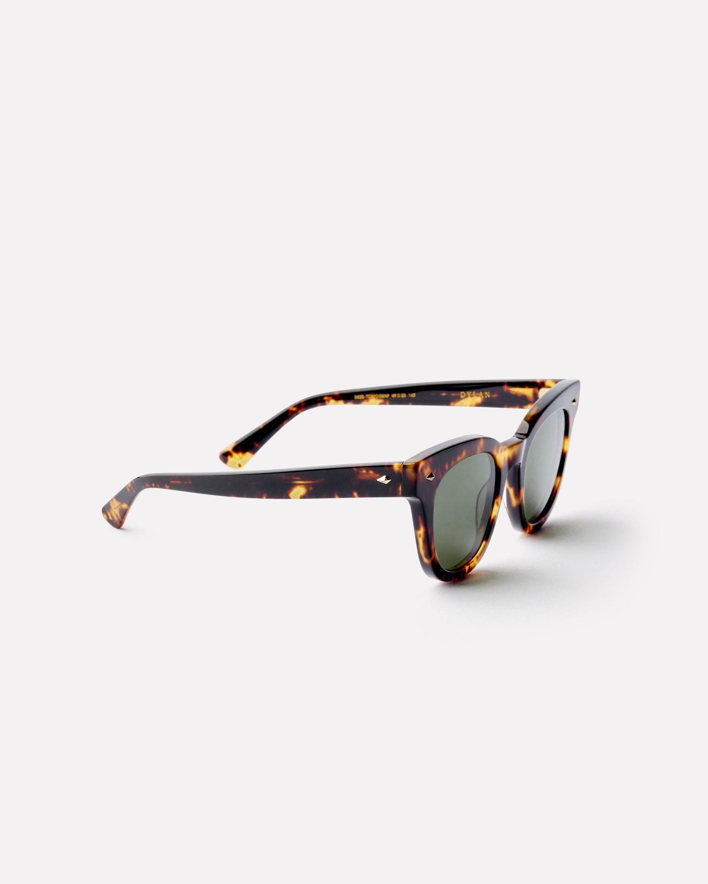 Dylan - Tortoise Polished / Green Polarized - Sunglasses - EPOKHE EYEWEAR