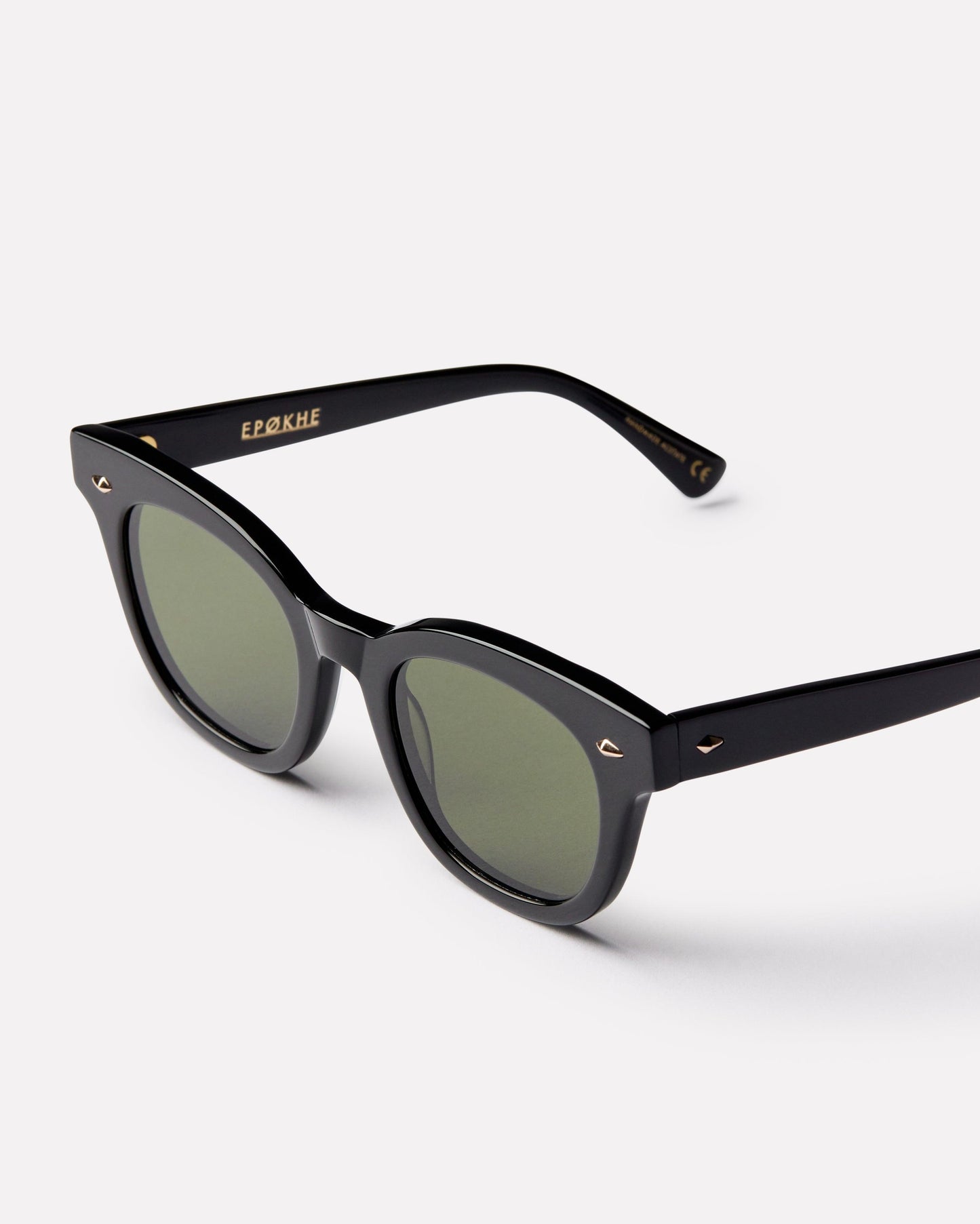 Dylan ZERO - Black Gloss / Green Zero - Sunglasses - EPOKHE EYEWEAR