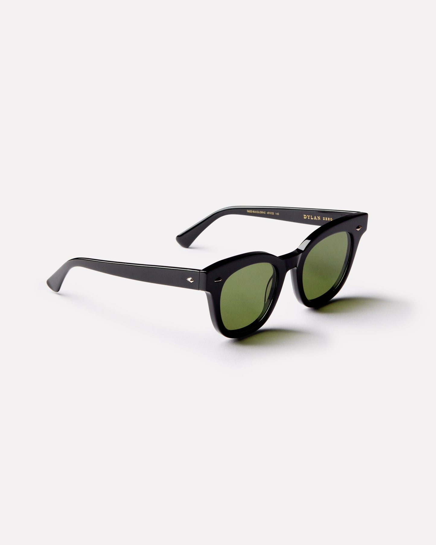 Dylan ZERO - Black Gloss / Green Zero - Sunglasses - EPOKHE EYEWEAR