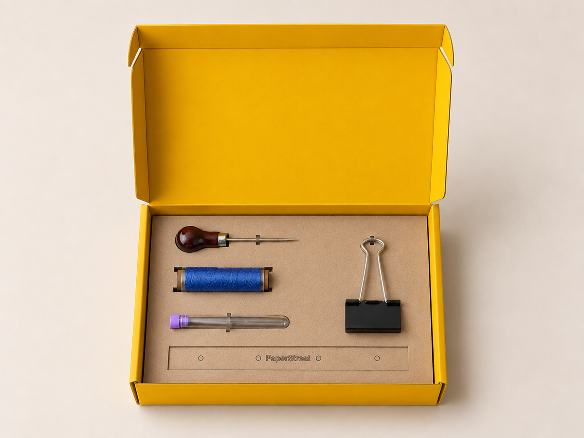 Paper Street Journal Binding Kit Yellow 2