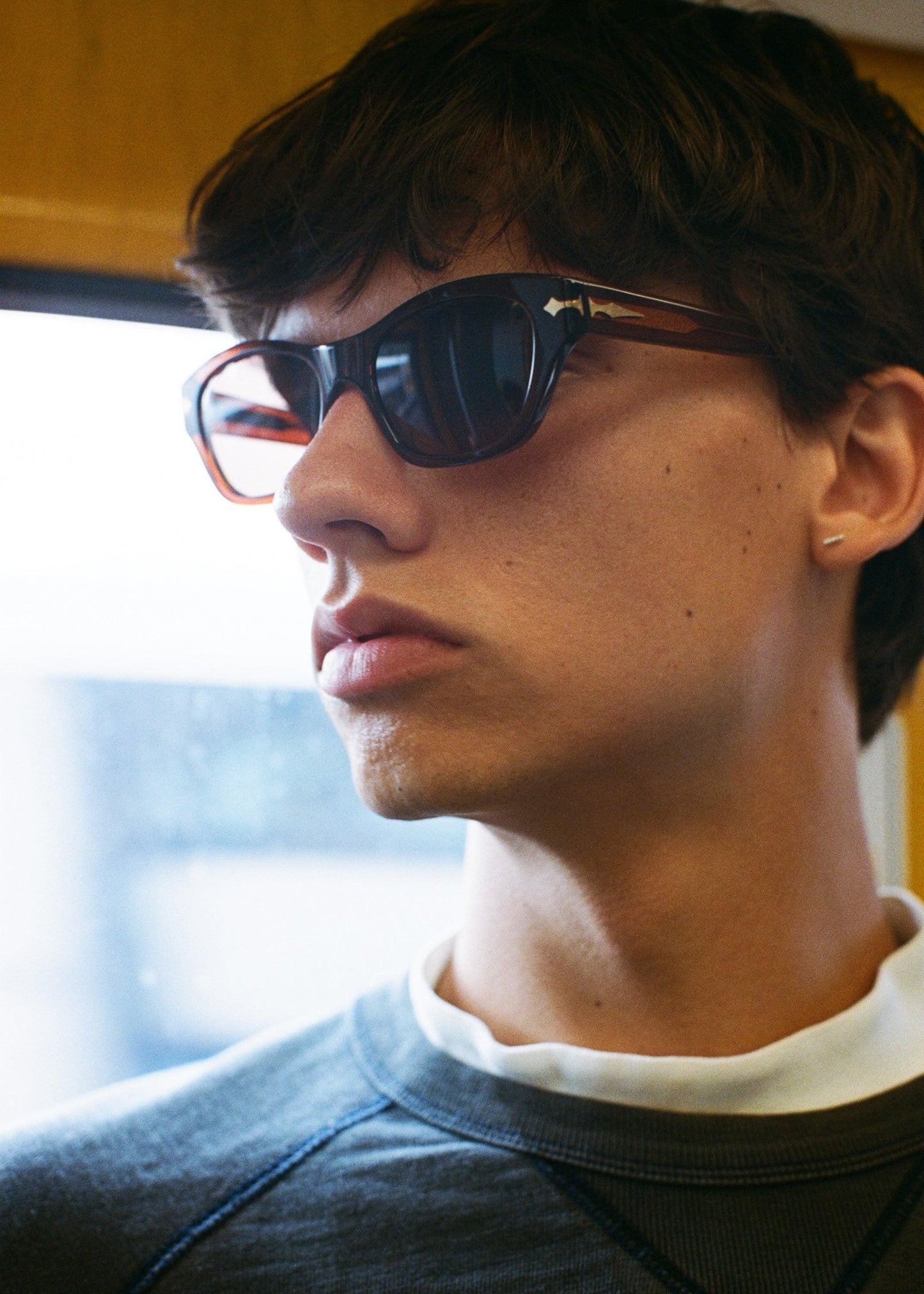 Frequency - Maple Polished / Brown - Sunglasses - EPOKHE EYEWEAR