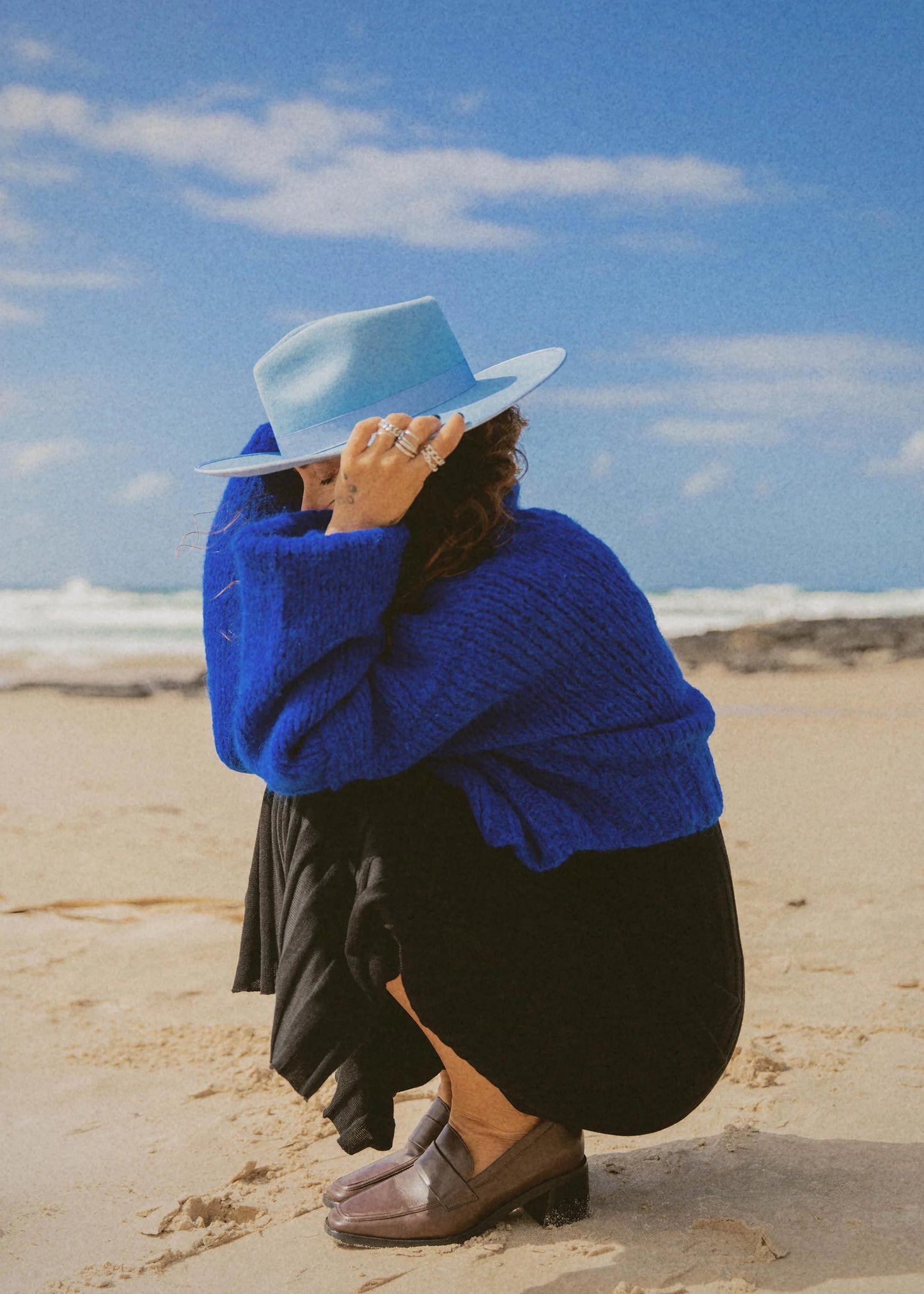 GIGI KNIT | ELECTRIC BLUE