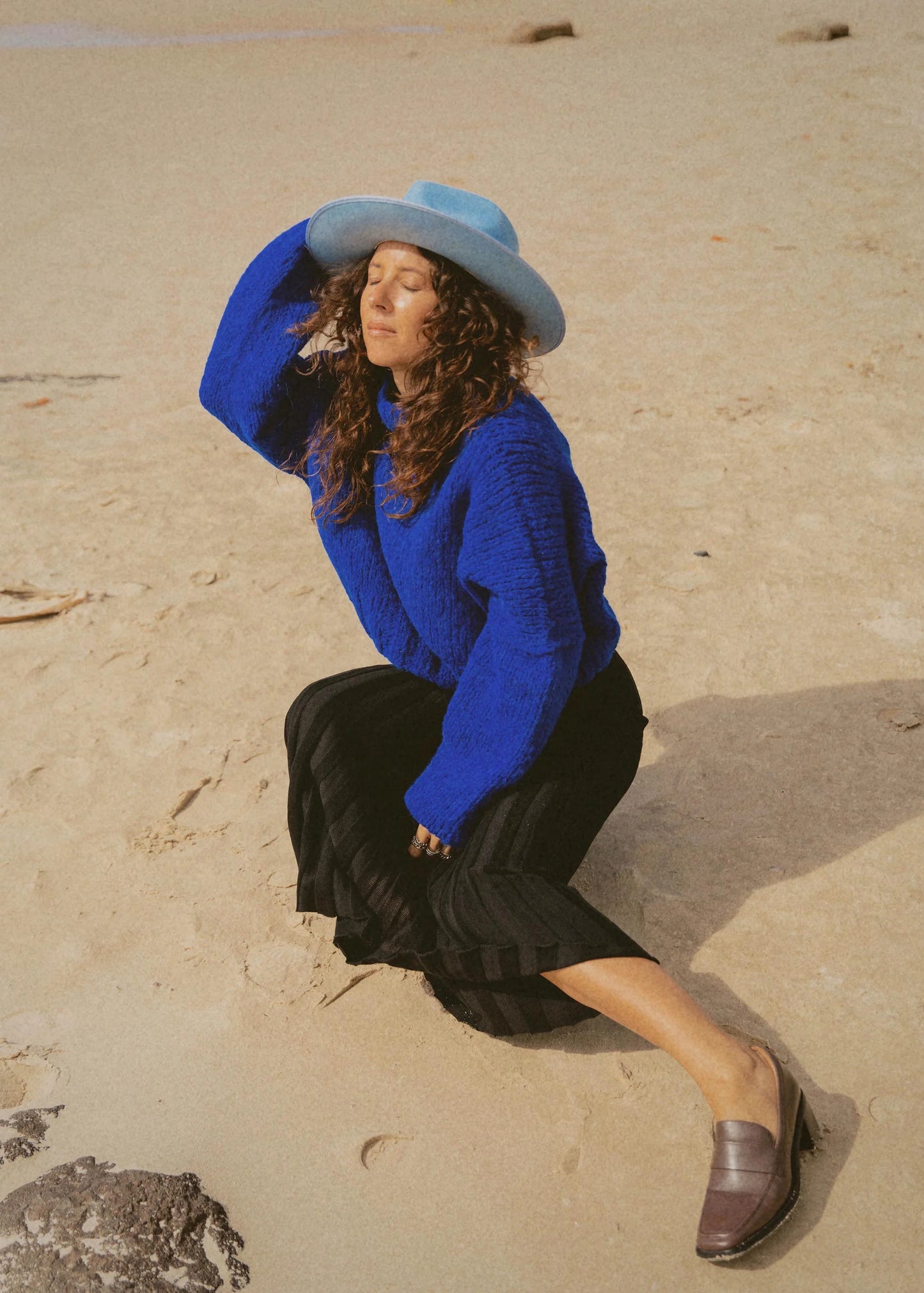 GIGI KNIT | ELECTRIC BLUE