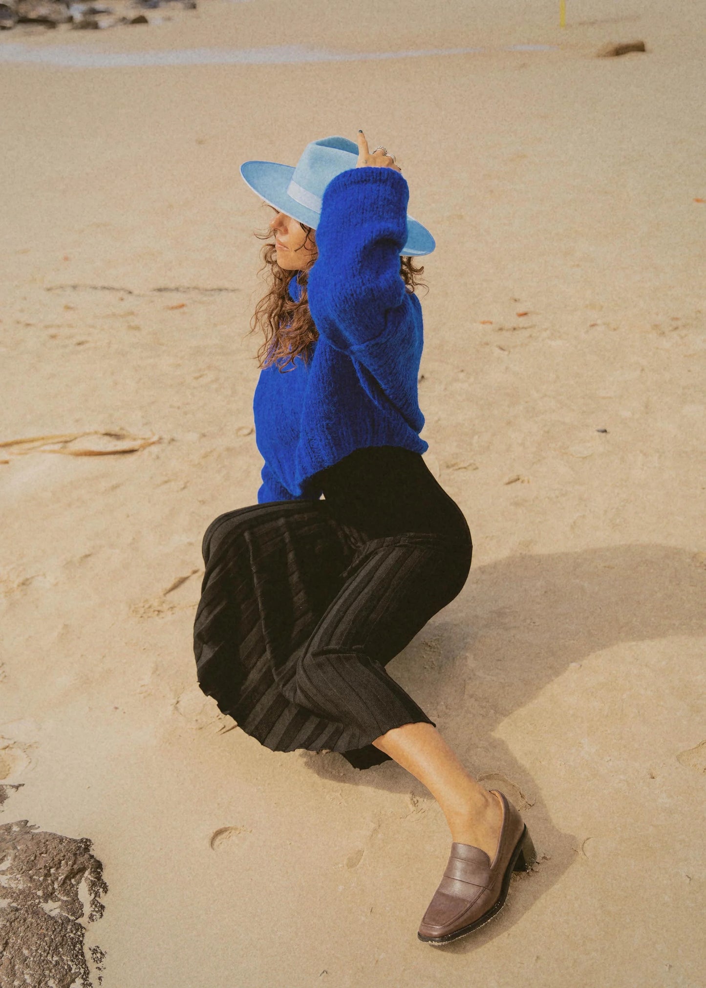 GIGI KNIT | ELECTRIC BLUE