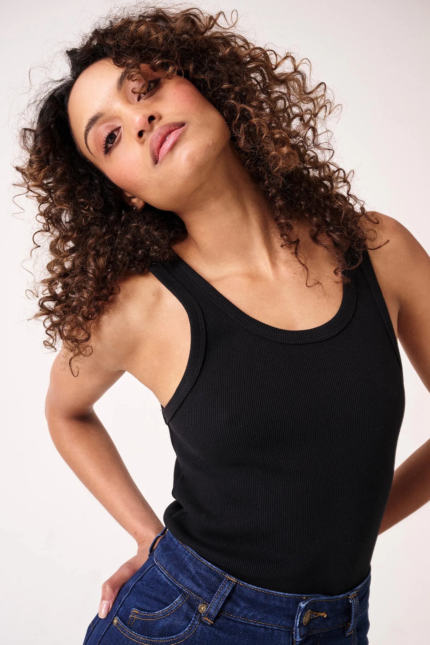 TONI TANK | JET BLACK