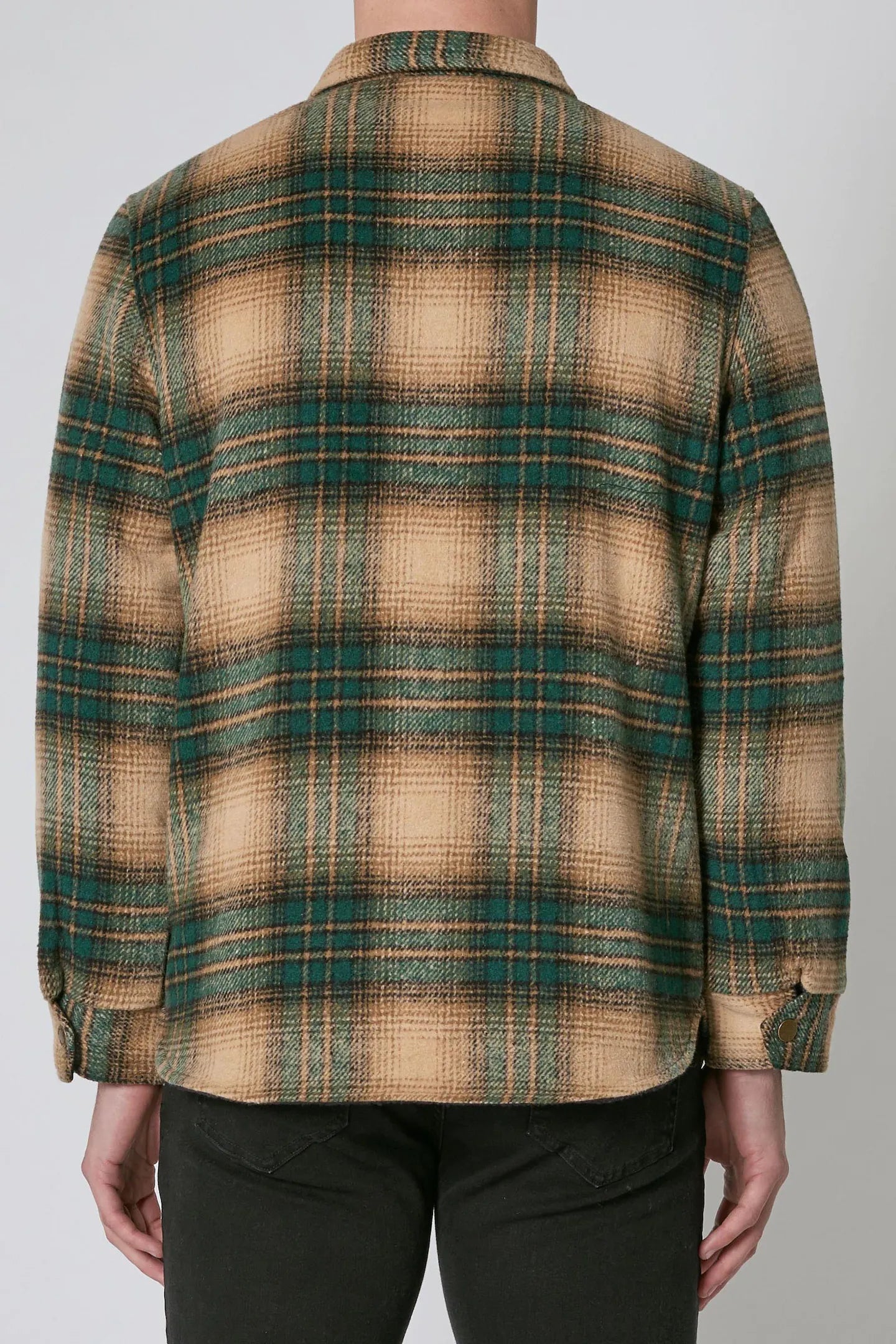 MEN AT WORK CHECK SHACKET | GREEN CHECK