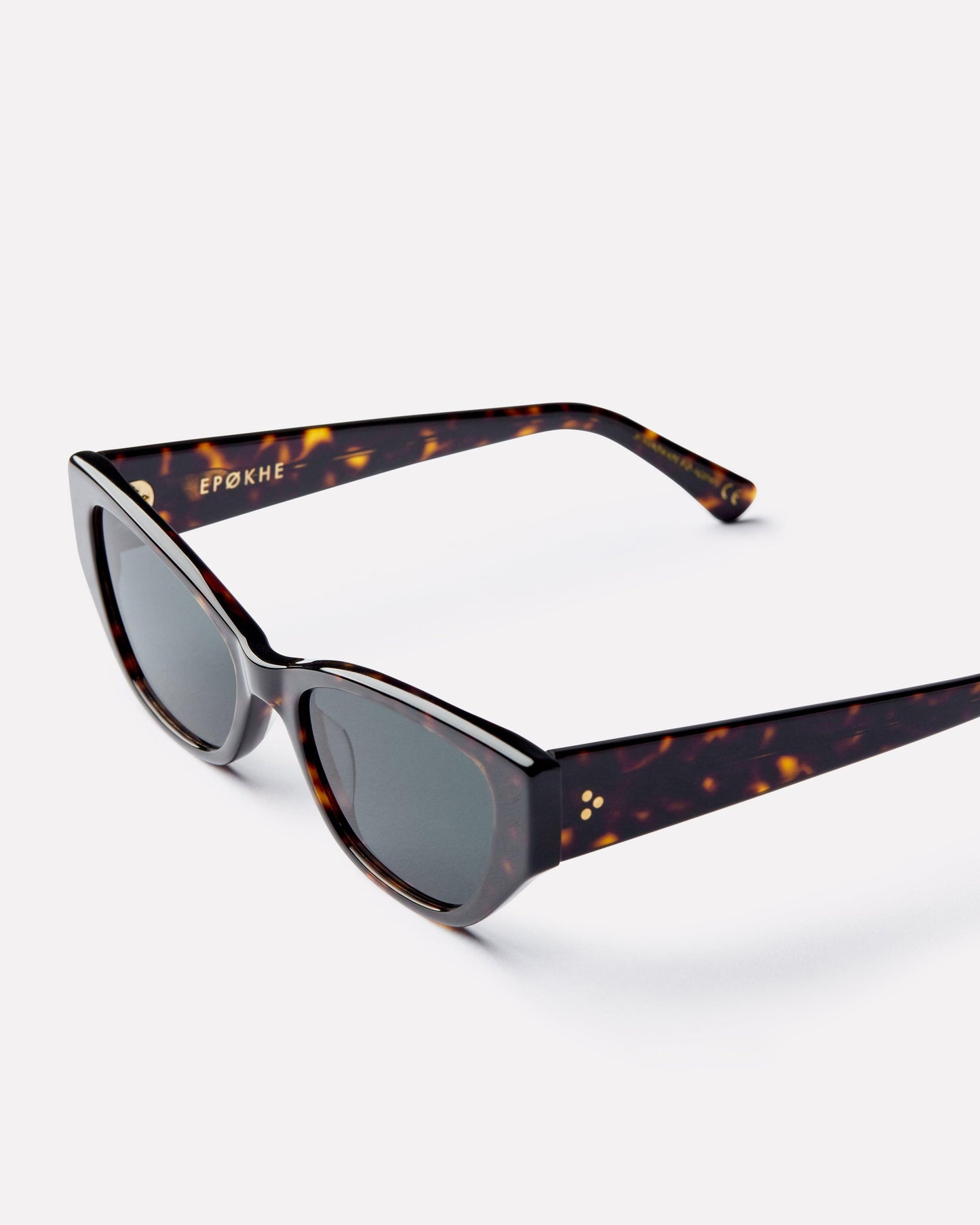 Reprise - Dark Tortoise Polished / Green - Sunglasses - EPOKHE EYEWEAR