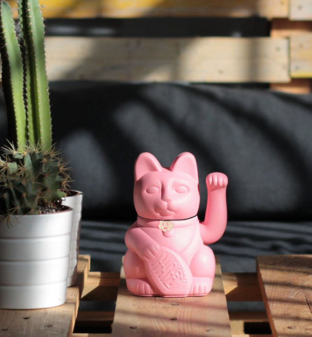 Diminuto Cielo Lucky Cat figurines at Sean Scott Boutique — colourful maneki-neko available in Burleigh Heads Gold Coast