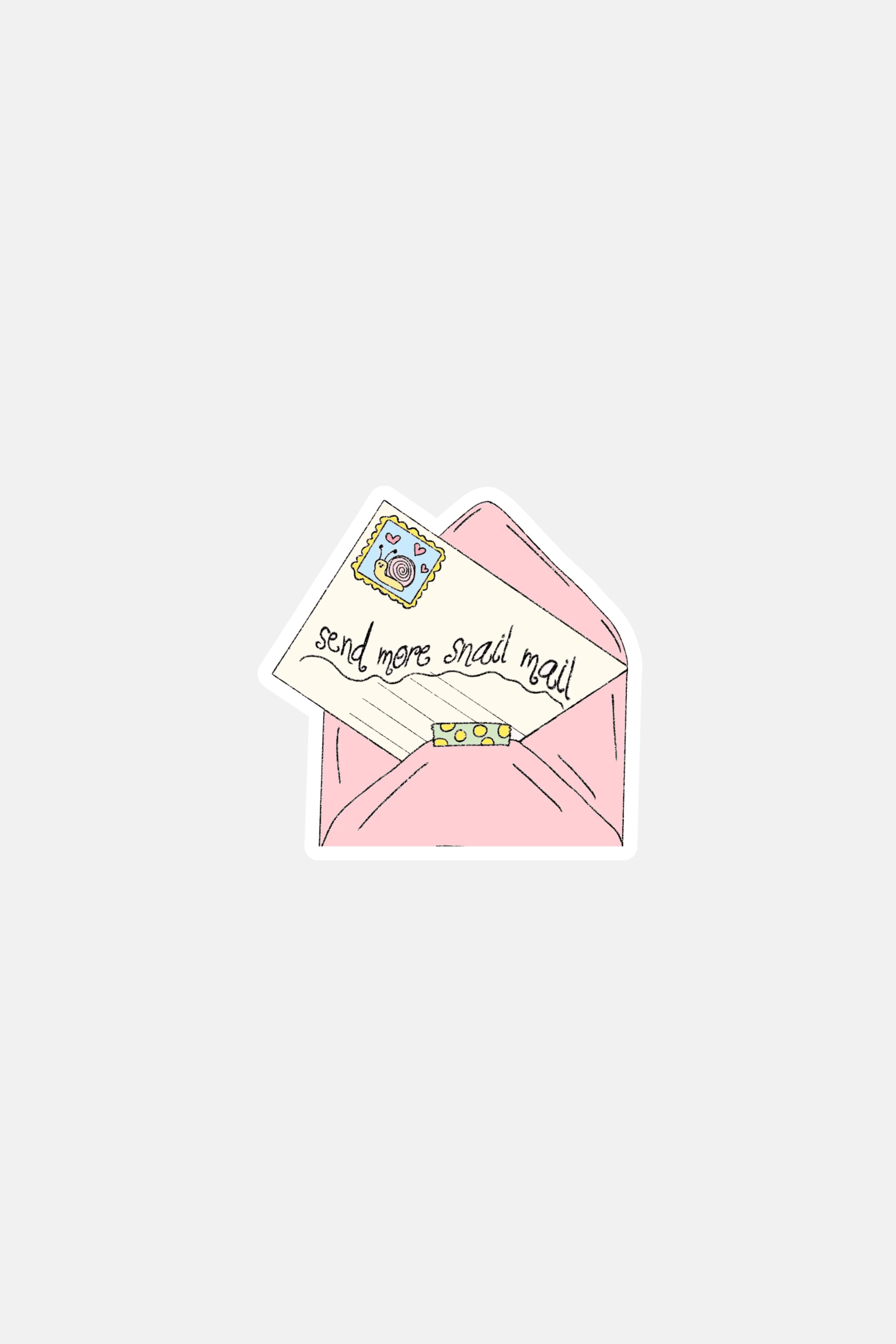 Shyla's Journal Send More Snail Mail Vinyl Sticker