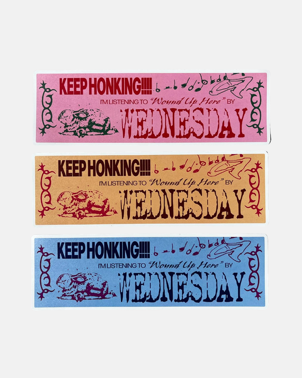 Gongchabae Wednesday Fan Art Bumper Sticker