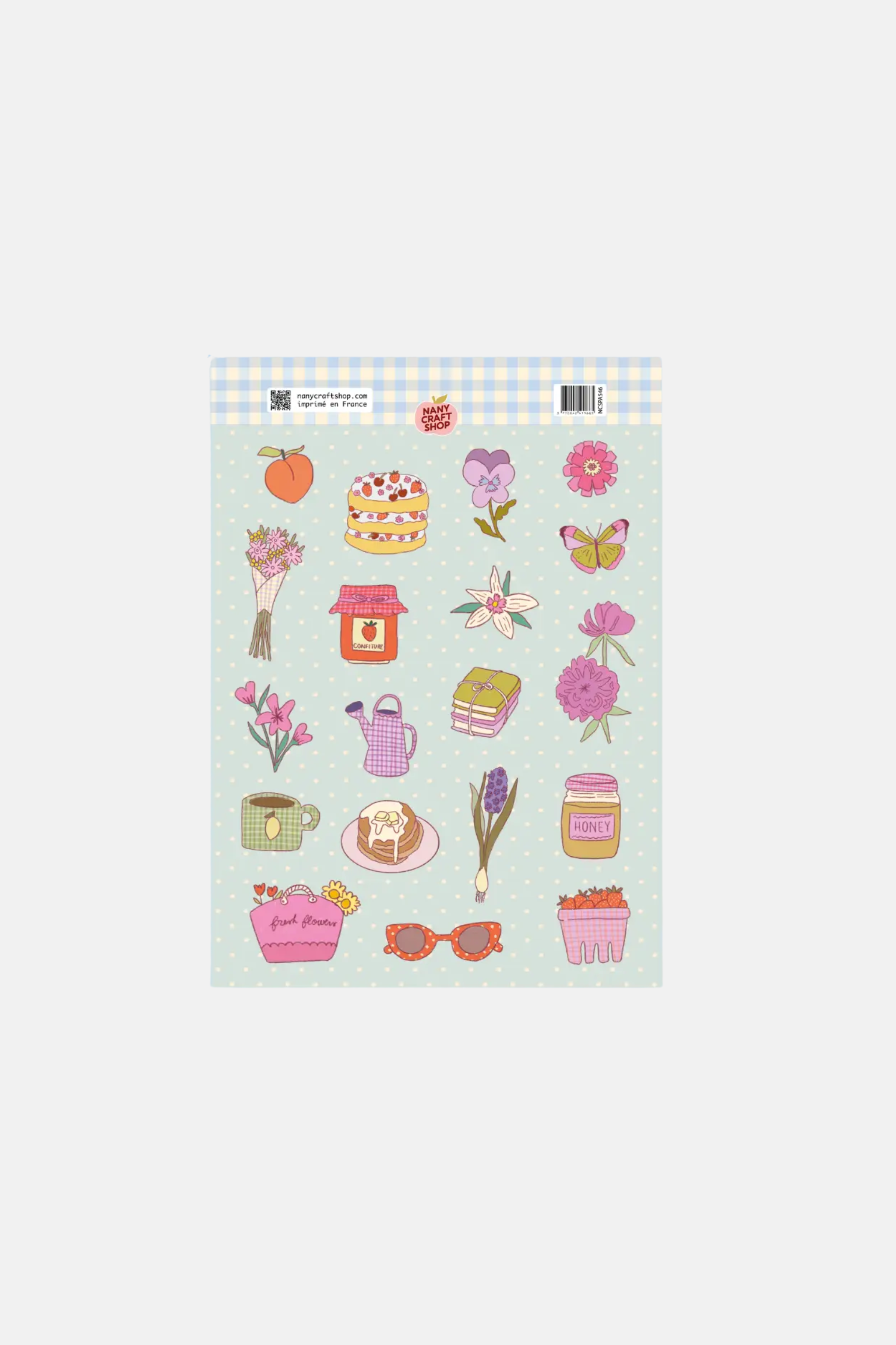 Nany Craft A5 Picnic Sticker Sheet