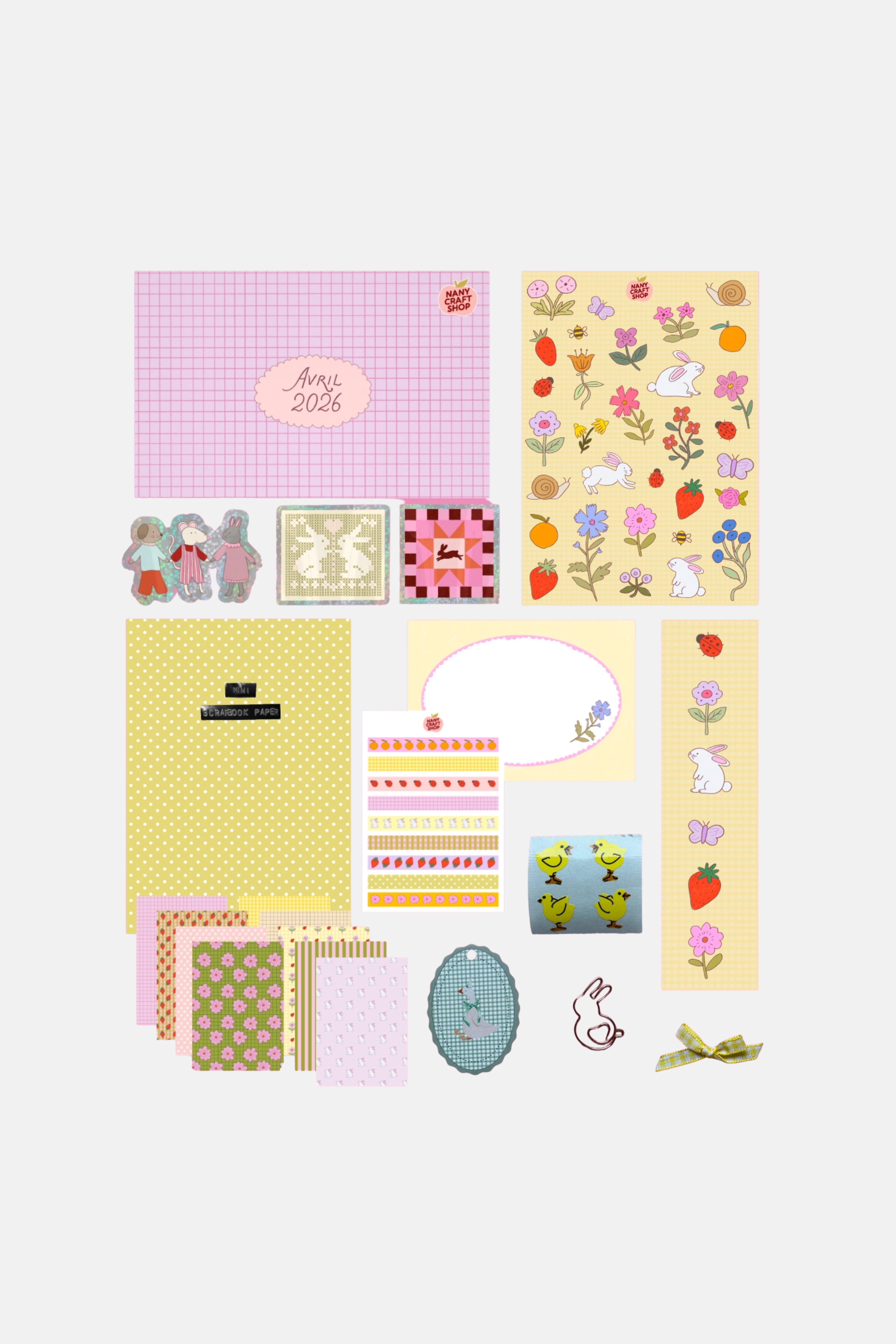 Nany Craft junk Club April Envelope