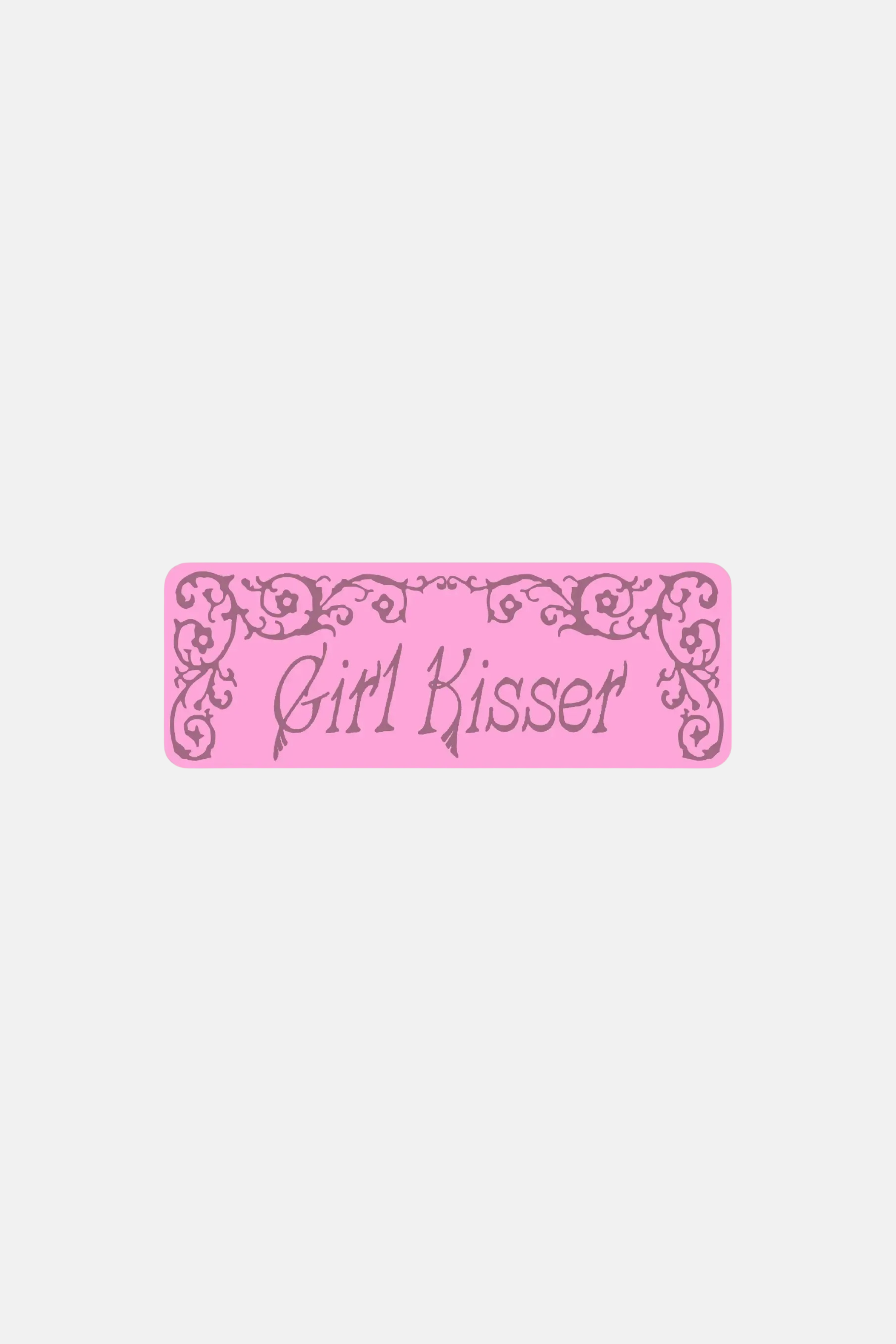 BIG GIRL KISSER! STICKER | RAGS AF