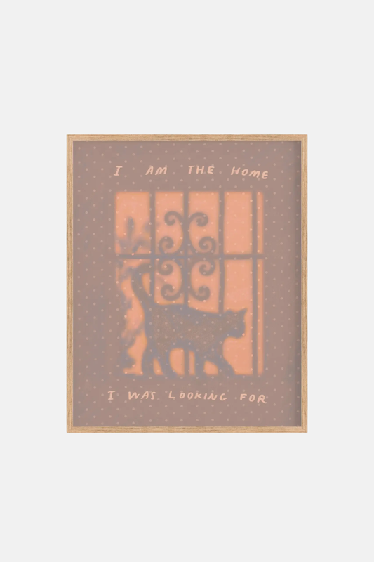Kira Cyan I'm Home Print