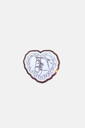 Kira Cyan Horse Doily Sticker