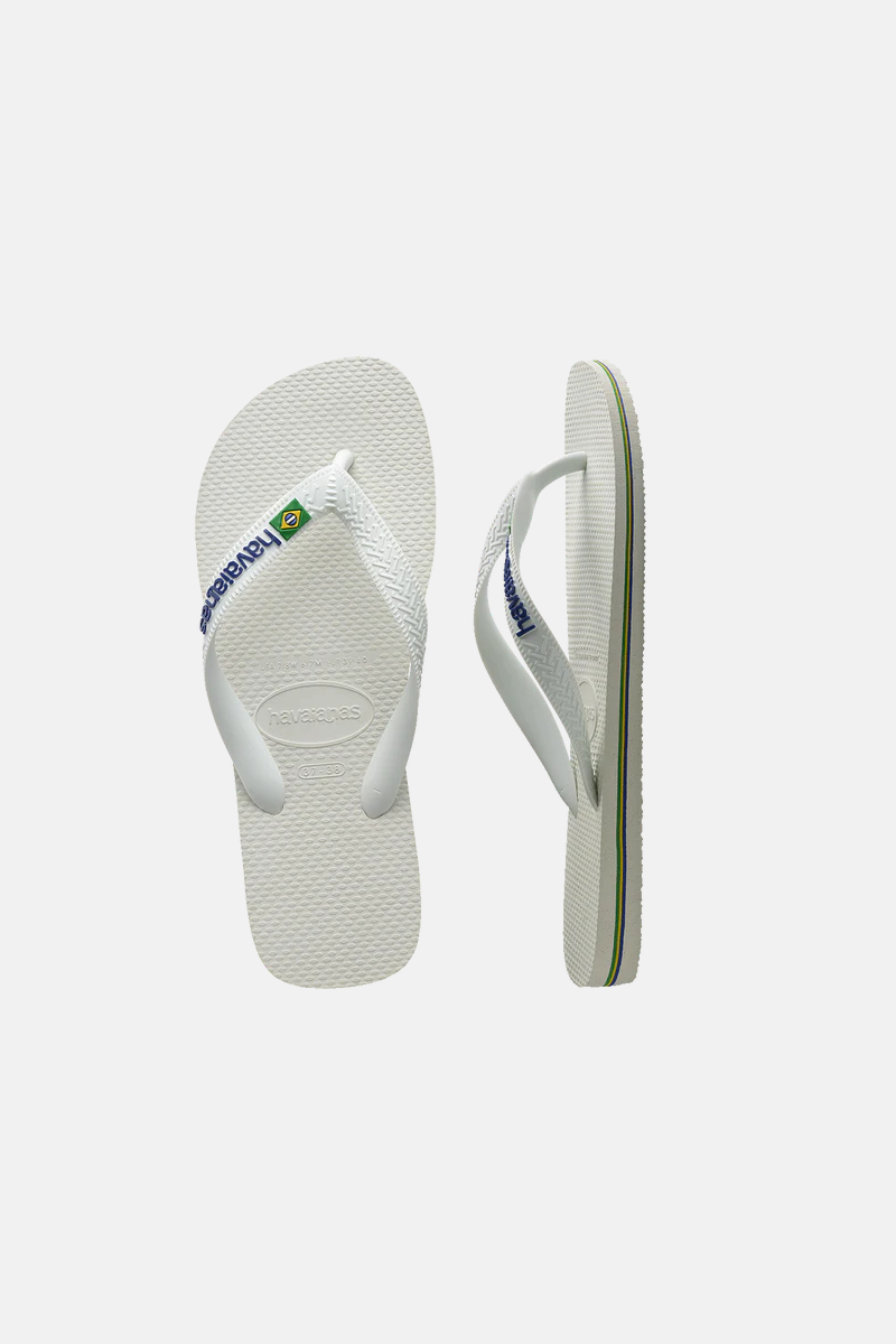Havaianas Brazil Thongs White