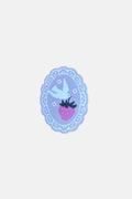 Kira Cyan Crochet Bird Sticker