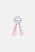 Shyla's Journal I Love My Journal Prize Ribbon Rosette Vinyl Sticker
