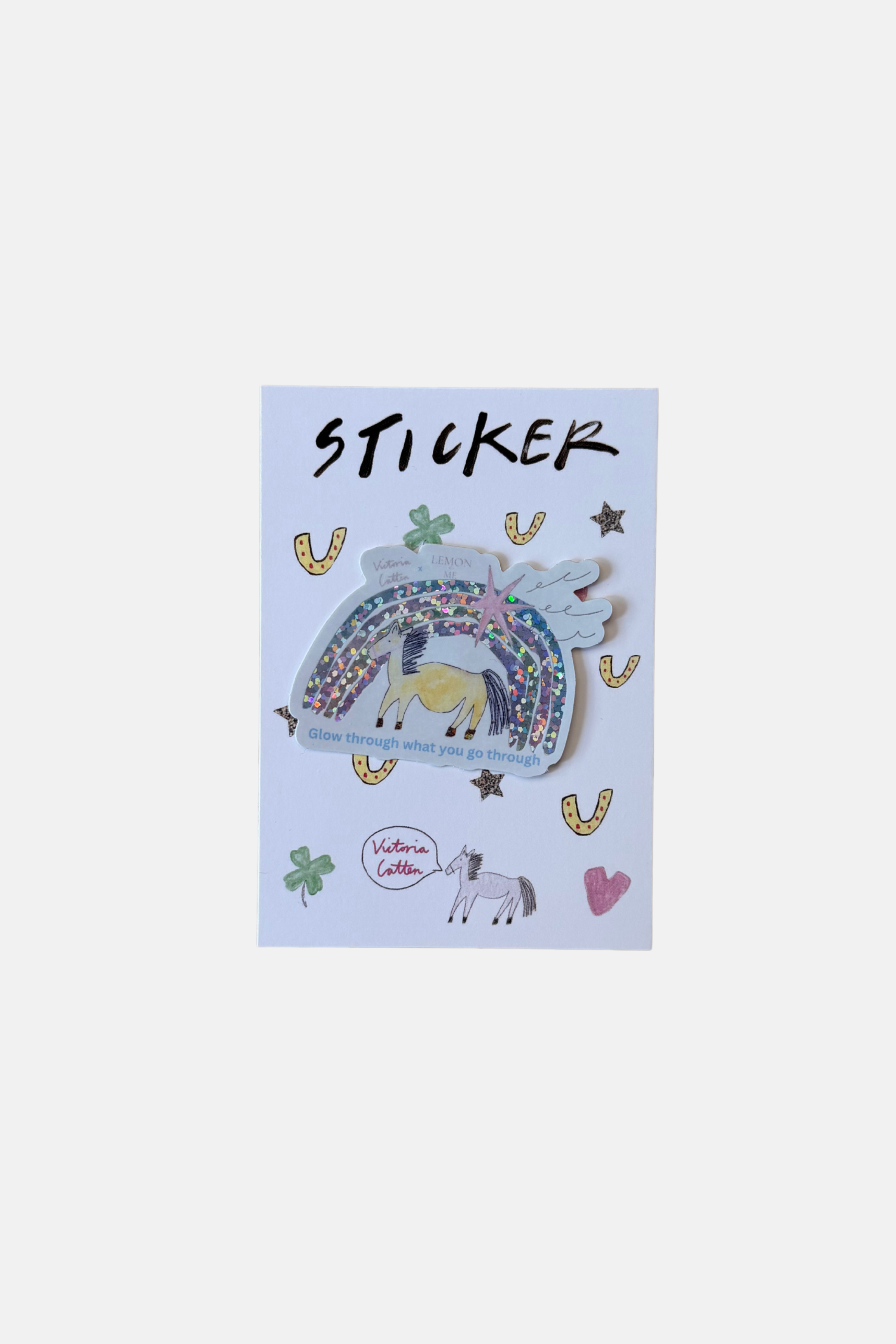 Victoria Catten x Lemon and Me Glow Sticker