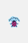 Kira Cyan Bug Off Sticker