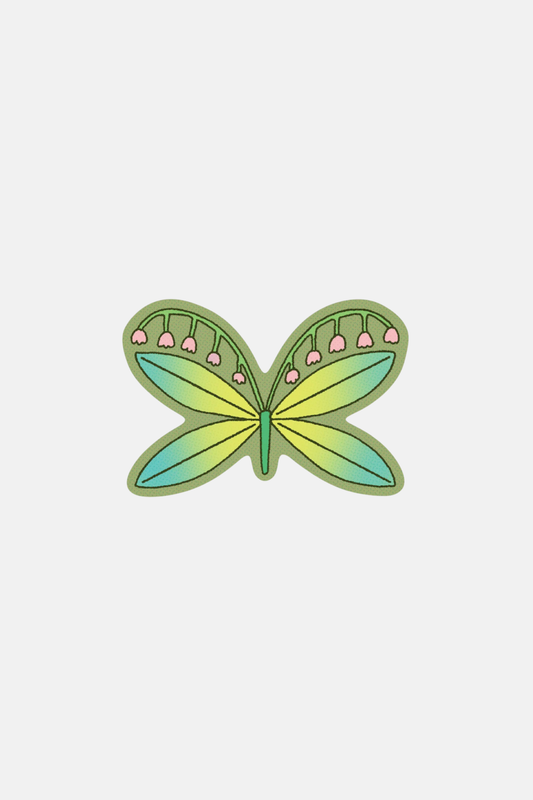 RAGS Flower Butterfly! Sticker