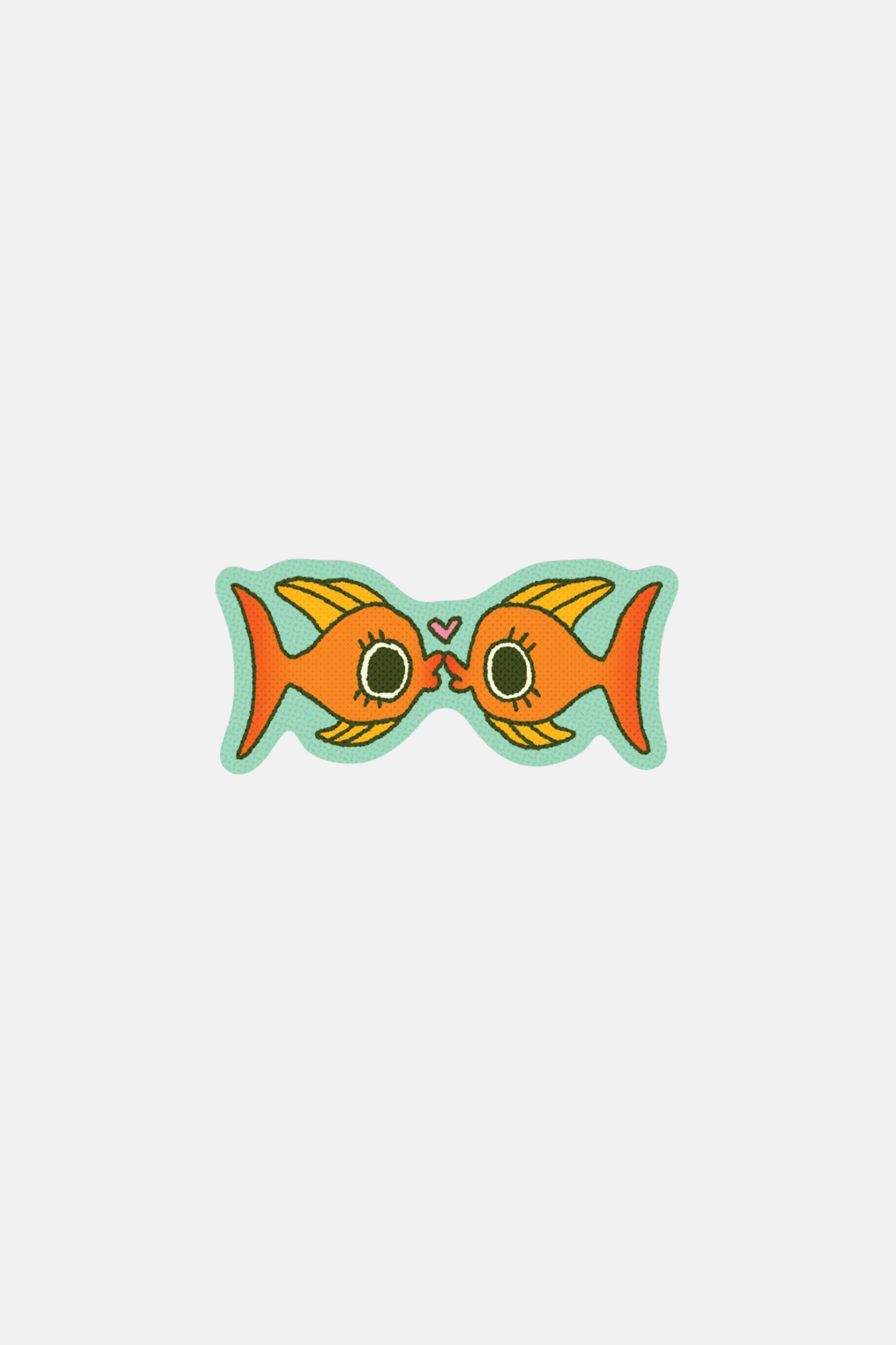 RAGS Kissy Fish! Sticker