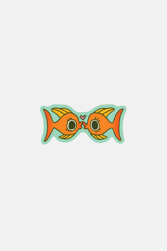 RAGS Kissy Fish! Sticker