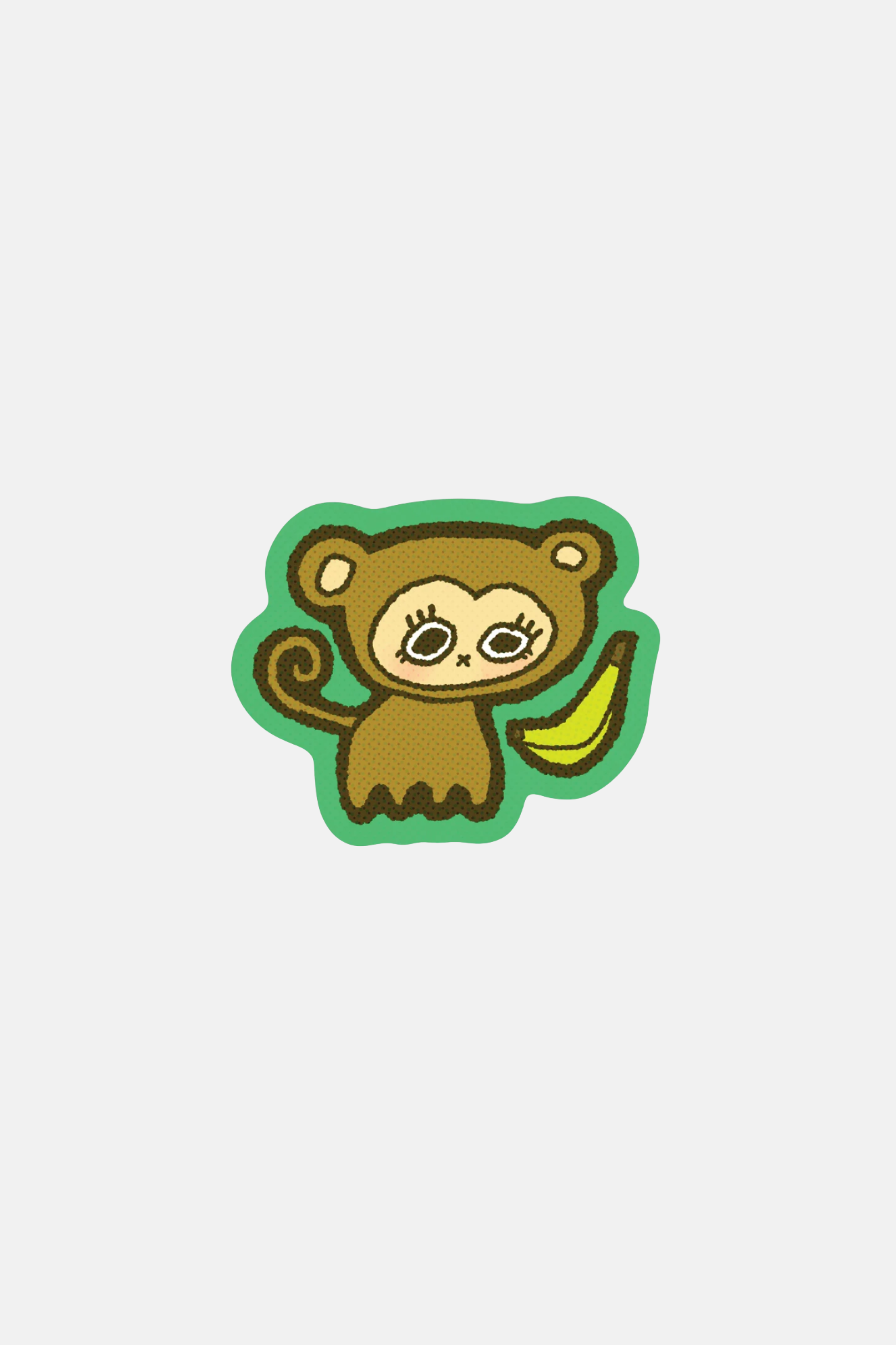RAGS Monkey Banana! Sticker