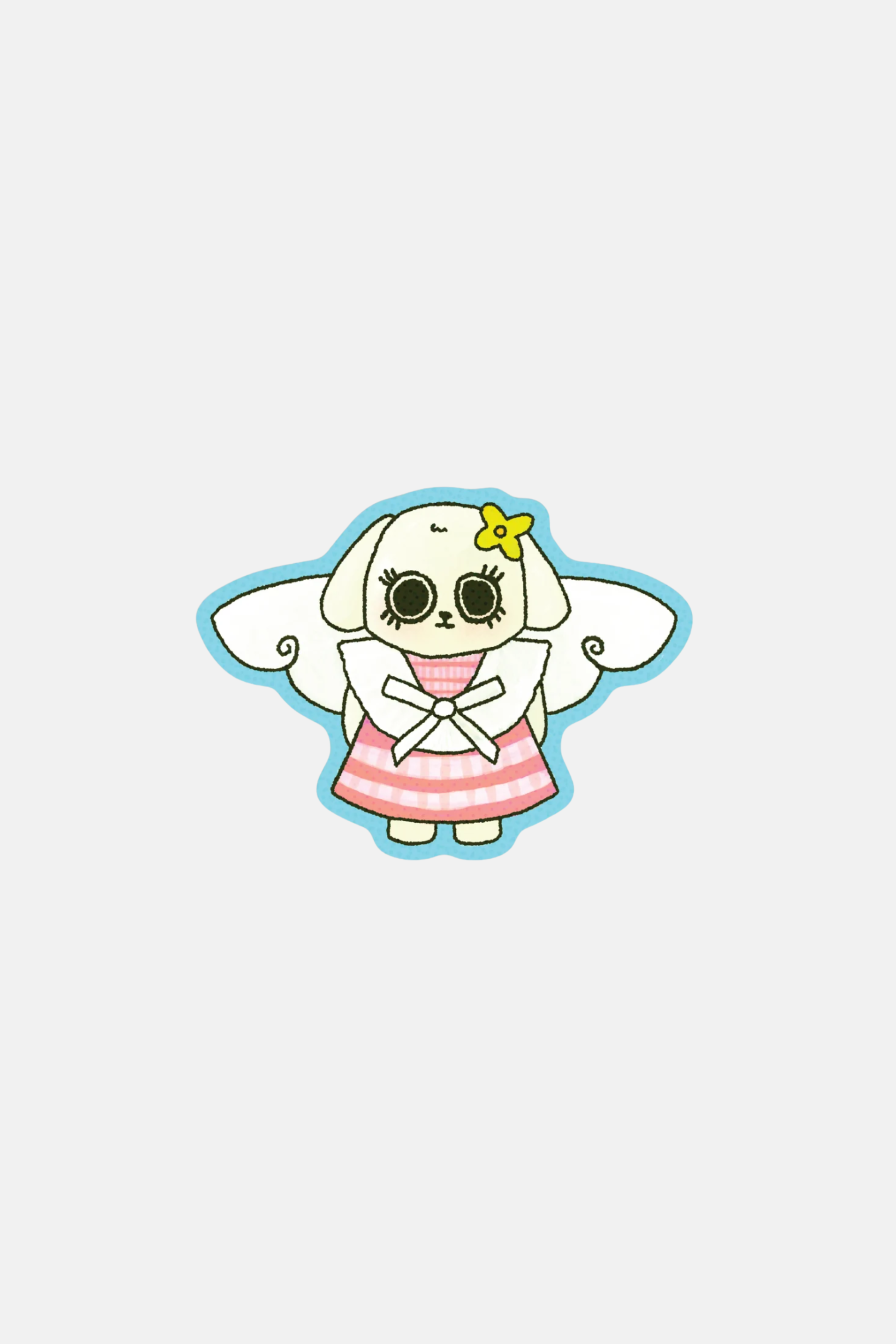 RAGS Puppy Angel! Sticker