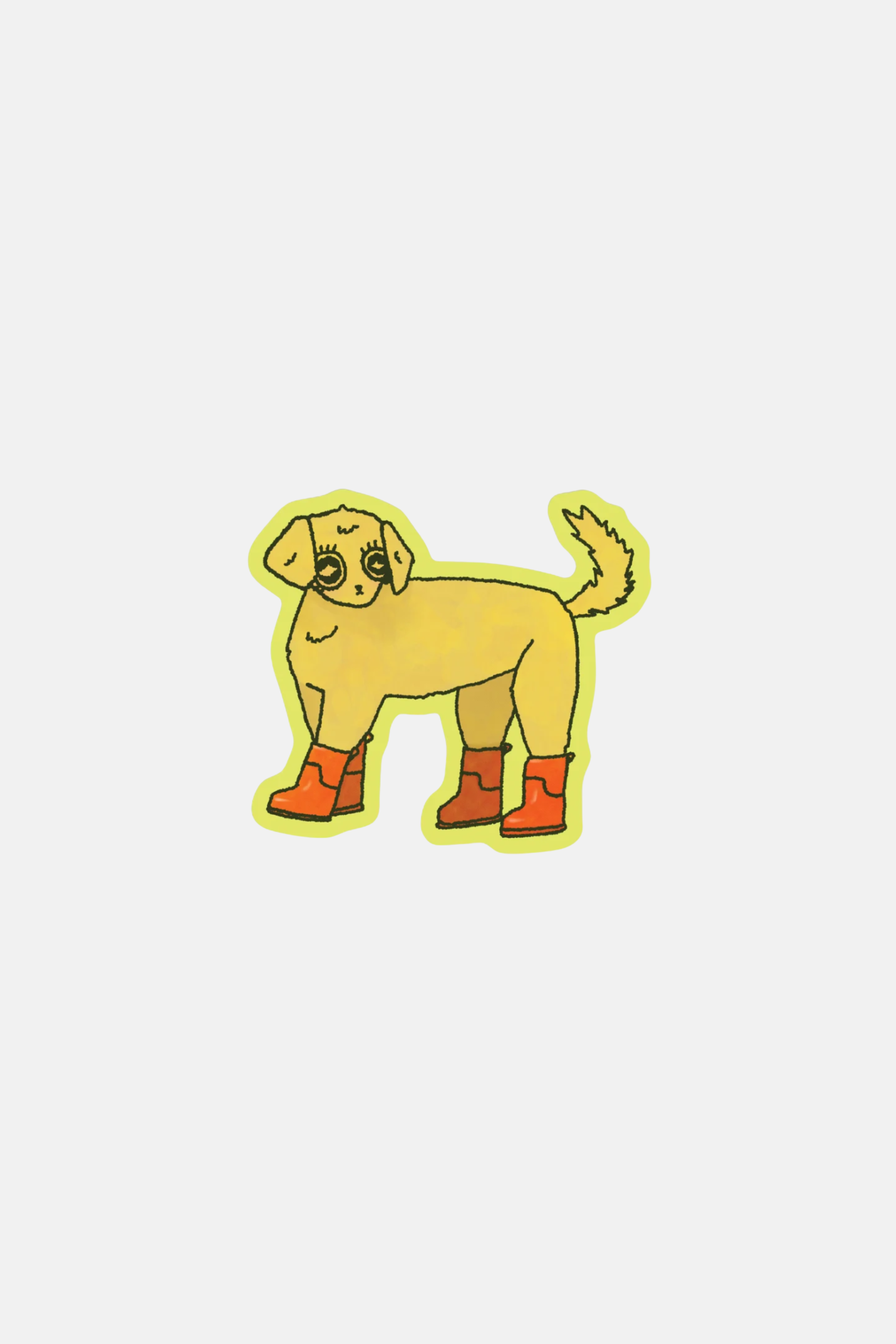 RAGS Puppy Boots! Sticker