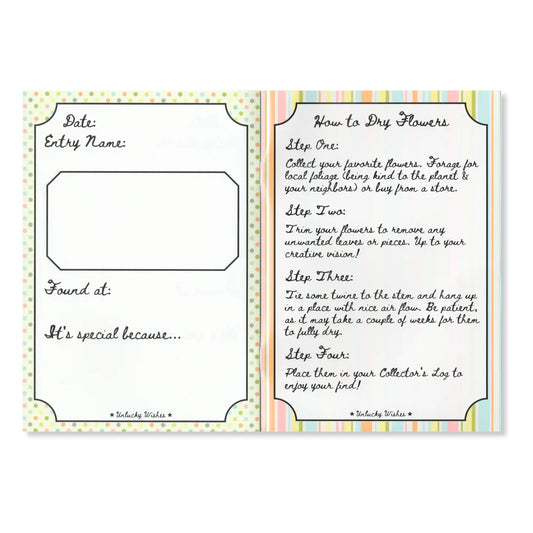 UNLUCKY WISHES COLLECTOR'S LOG ZINE