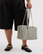 BAGGU MEDIUM NYLON BOWLER BAG | SAGE STRIPE