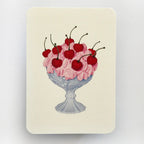 Canonbury Press Strawberry Chantilly Cream Greeting Card