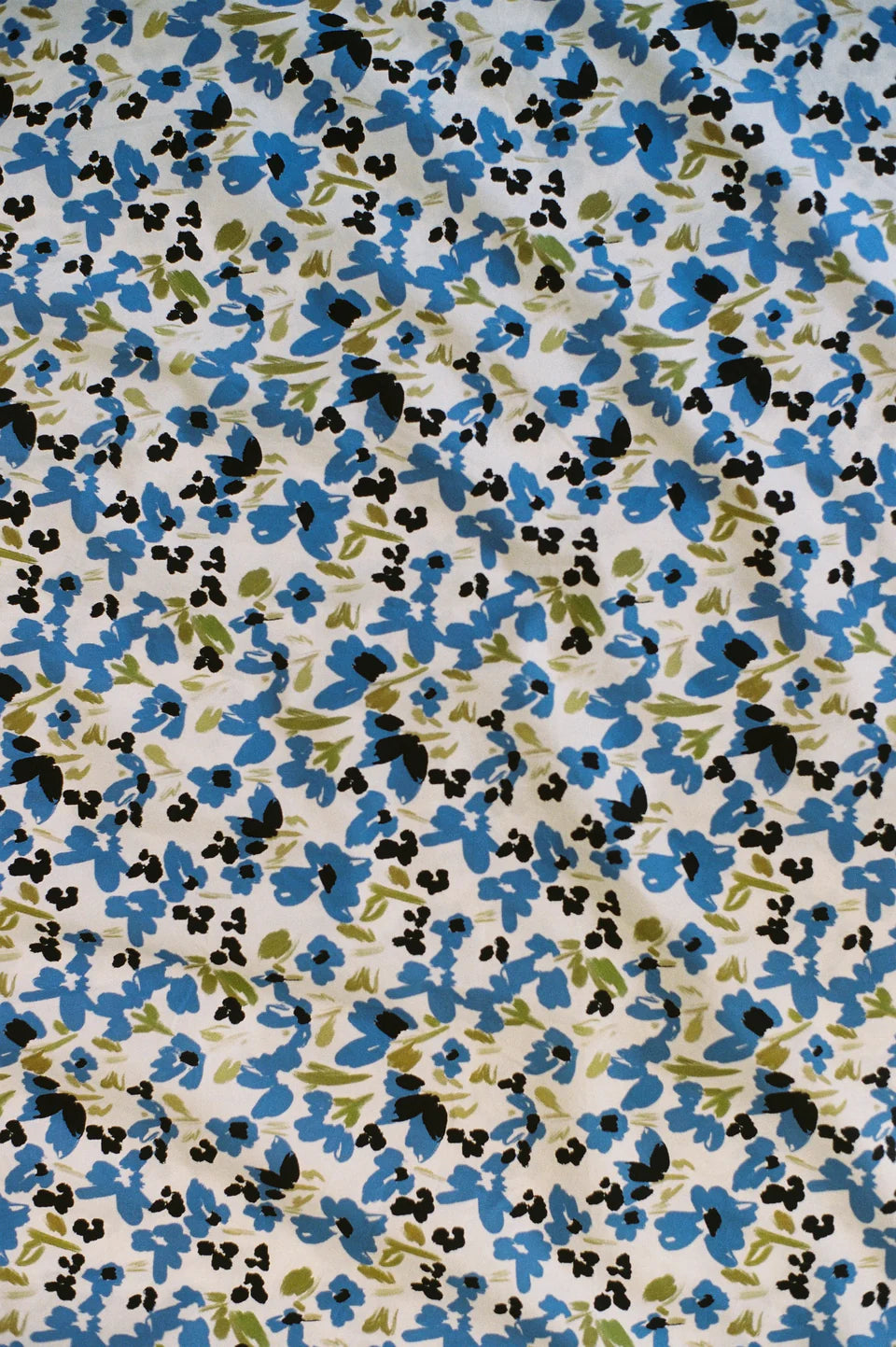 TIE TRIANGLE TOP | BLUE FLORAL