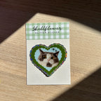 LOVE CAT GLITTER VINYAL STICKER | SHELLFLOWER