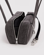 Baggu Small Denim Bowler Bag Washed Black