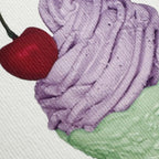 Canonbury Press Lavender Chantilly Cream Greeting Card Birthday Card