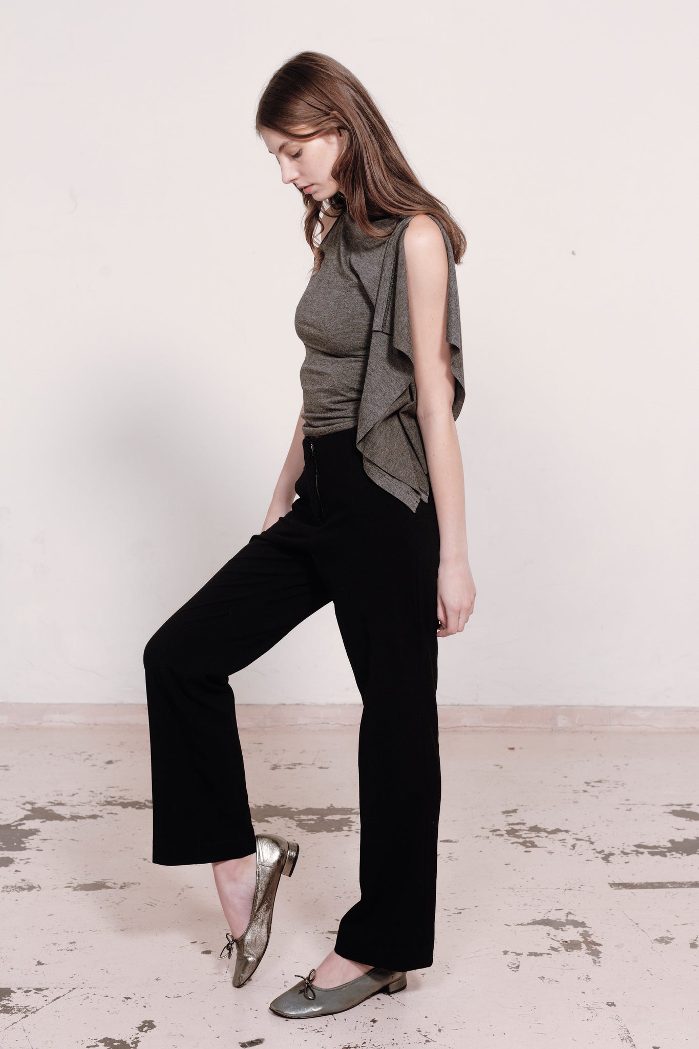 LOU LOU TANK | CHARCOAL