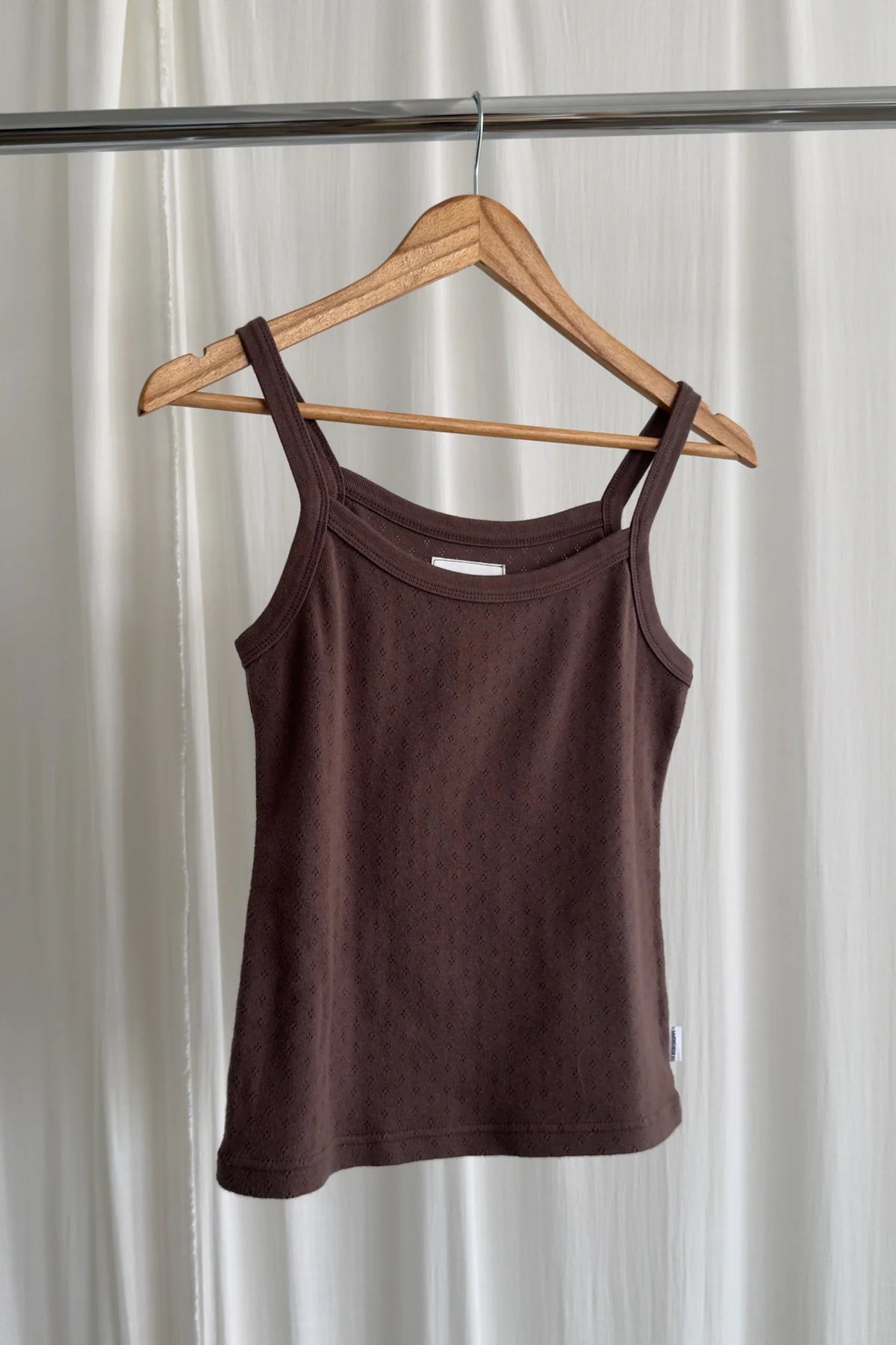 POINTELLE EVE CAMI | CHOCOLATE
