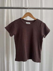 POINTELLE BABE TEE | CHOCOLATE